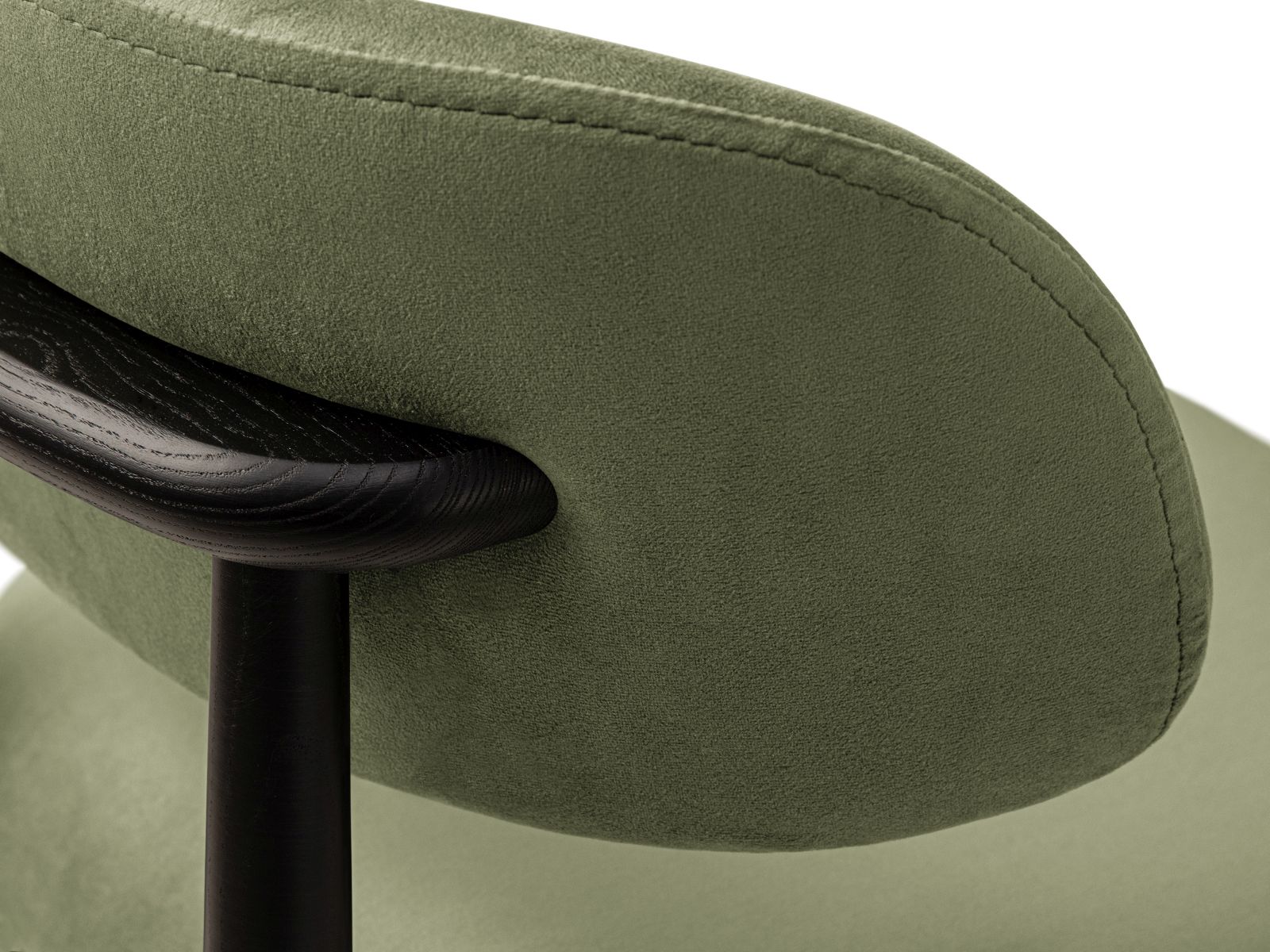 Velvet Chair, "Evan", 1 Seat, 49.5x51x77