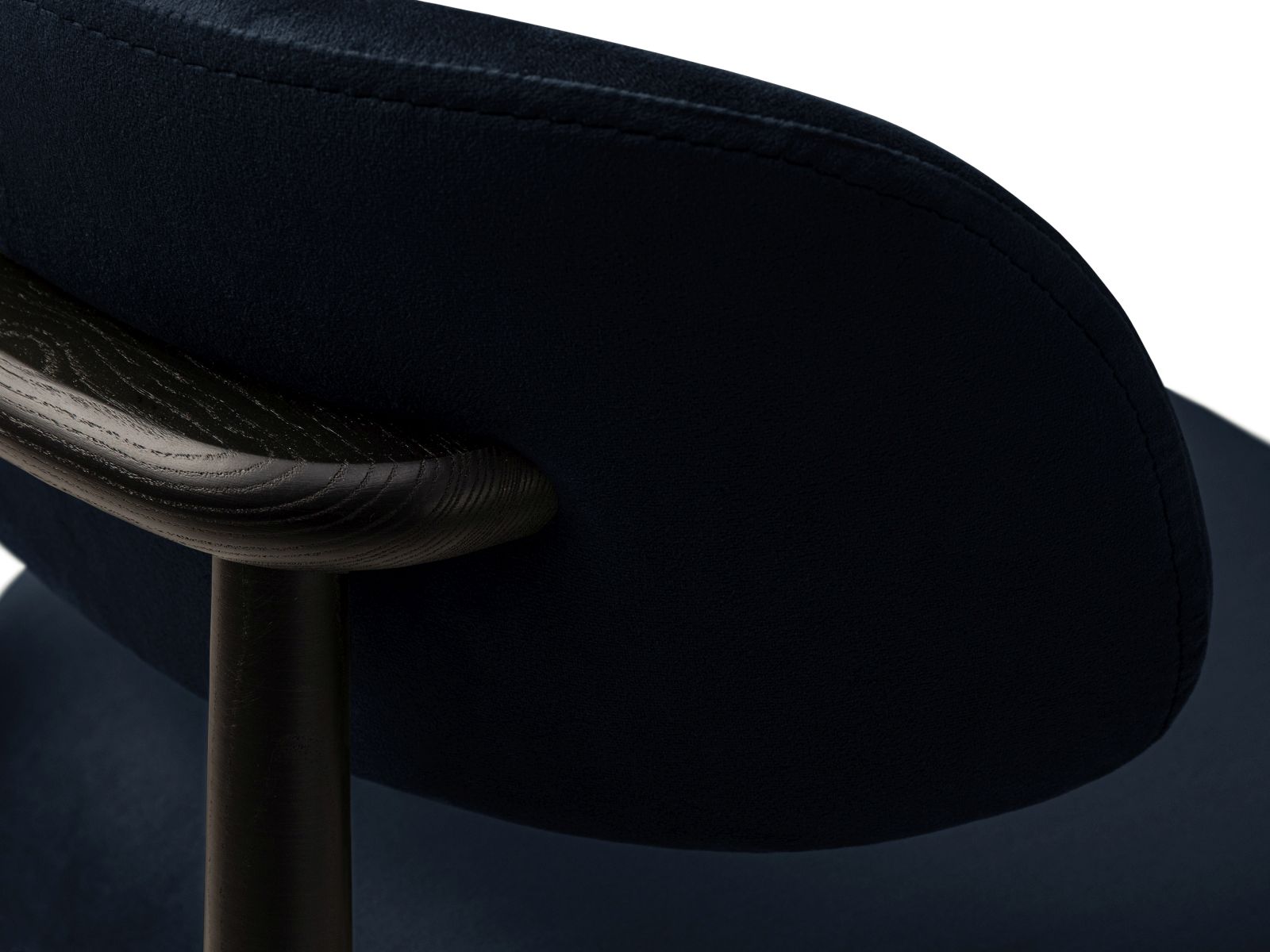 Velvet Chair, "Evan", 1 Seat, 49.5x51x77