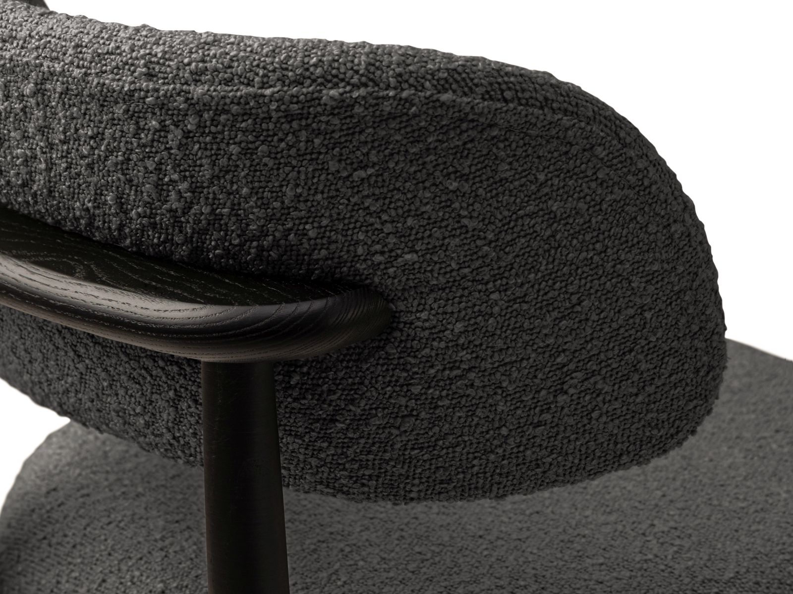 Boucle Chair, "Evan", 1 Seat, 49.5x51x77