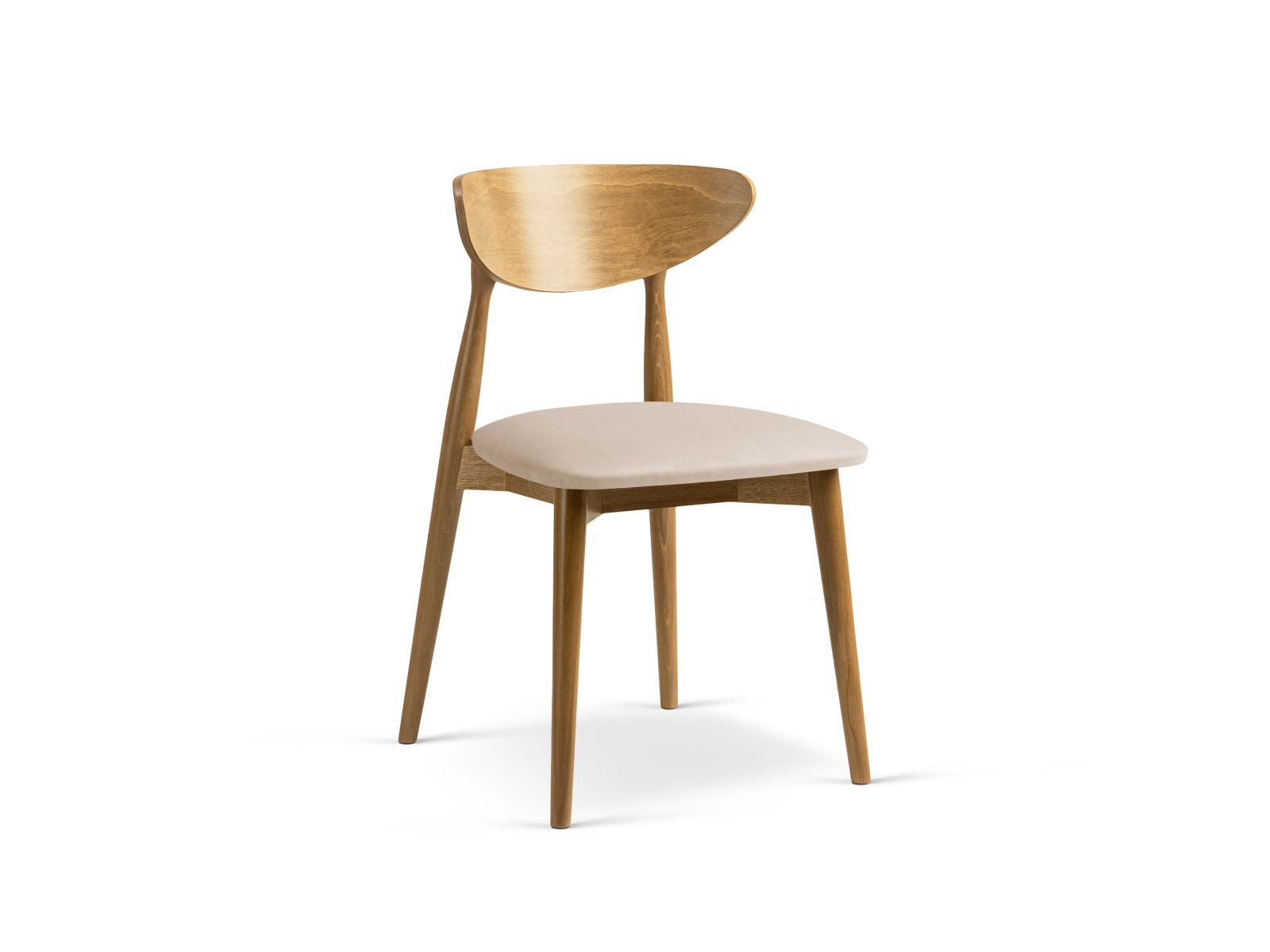 Velvet Chair, "Leon", 1 Seat, 47.5x48x79