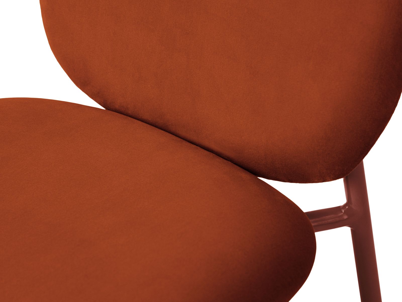 Velvet Chair, "Caroline", 1 Seat, 49x61x79