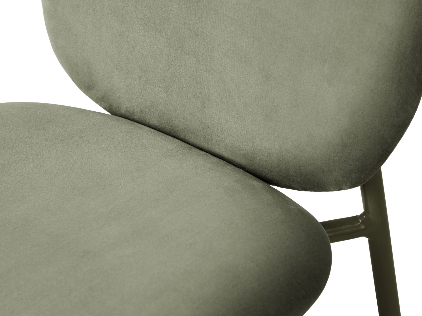 Velvet Chair, "Caroline", 1 Seat, 49x61x79