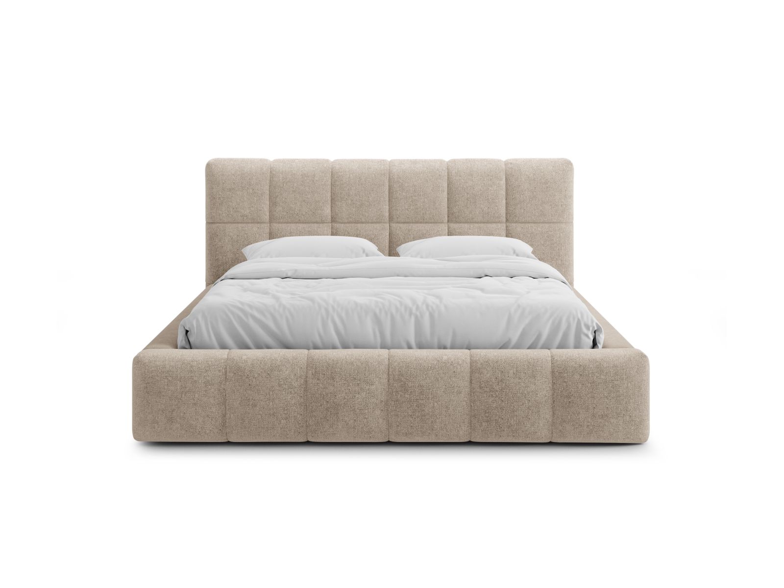 Storage Bed With Headboard, "Bellis", 180x220x100