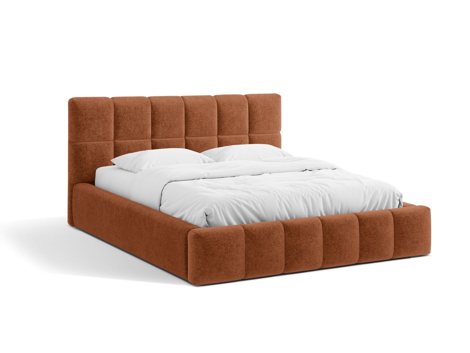 Storage Bed With Headboard, "Bellis", 220x220x100