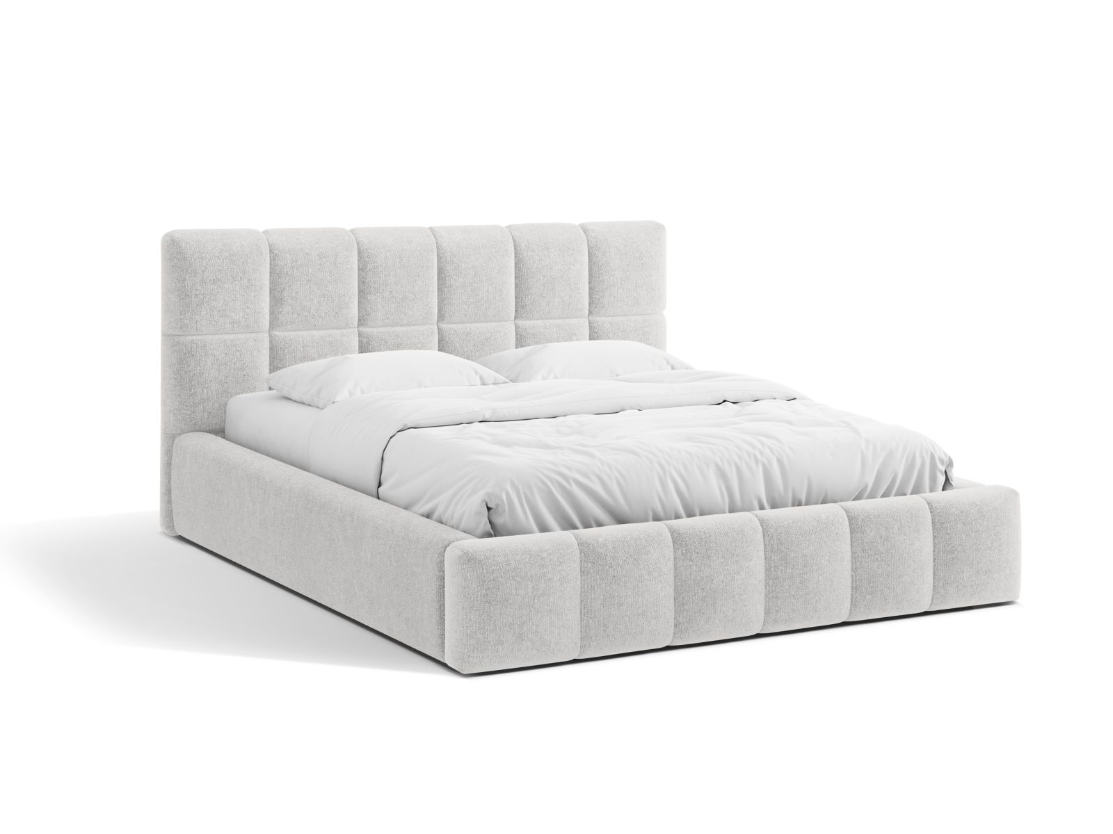Storage Bed With Headboard, "Bellis", 220x220x100