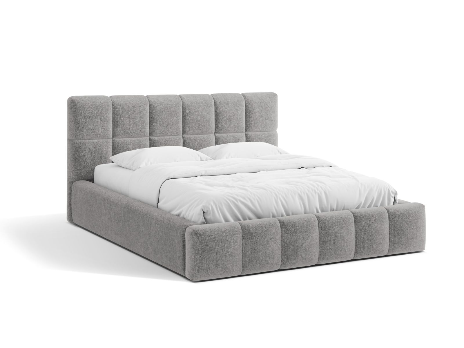 Storage Bed With Headboard, "Bellis", 220x220x100