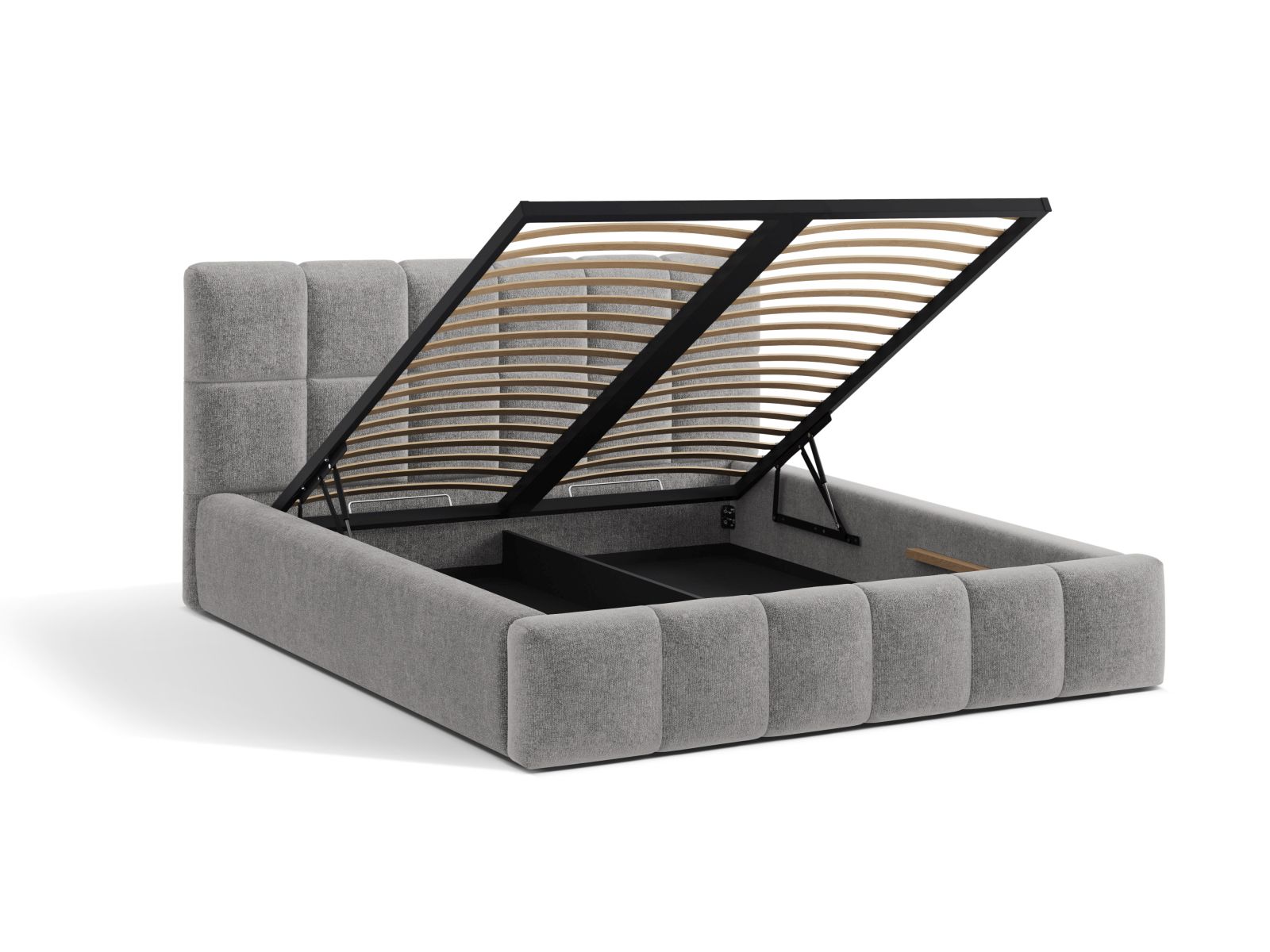 Storage Bed With Headboard, "Bellis", 220x220x100