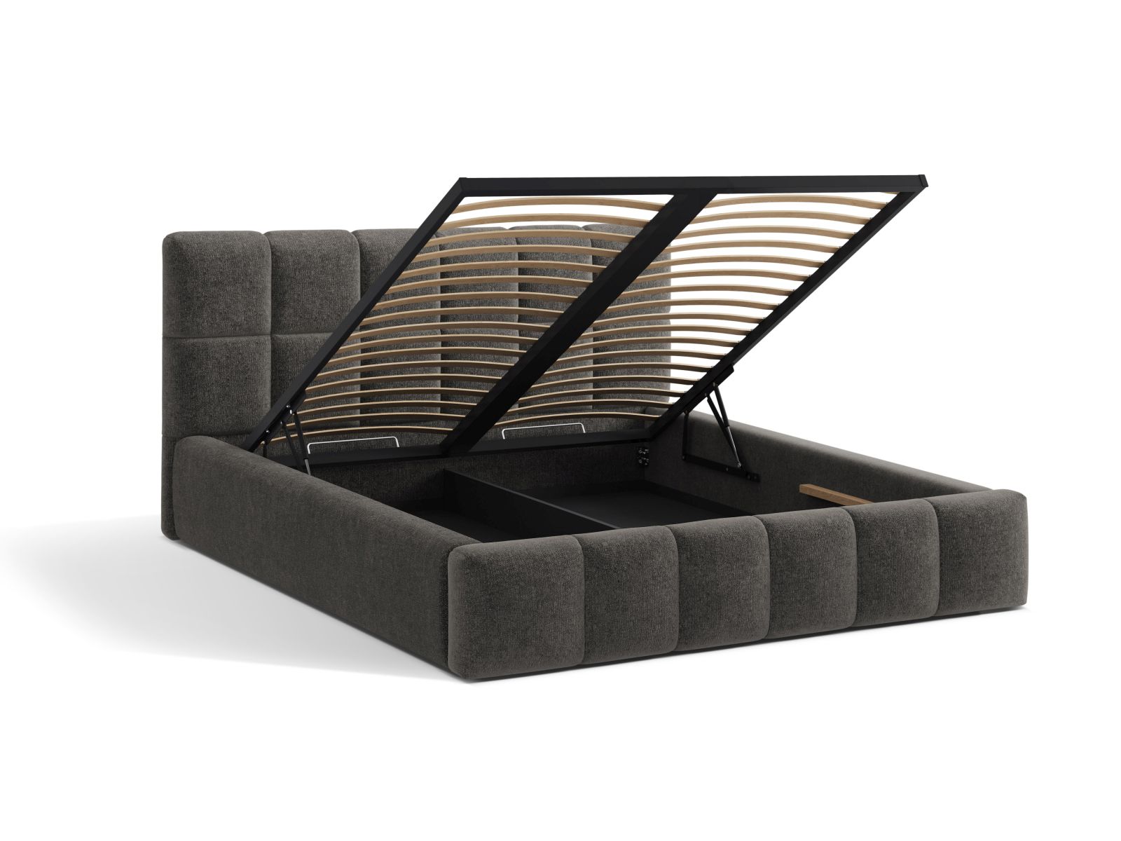 Storage Bed With Headboard, "Bellis", 220x220x100