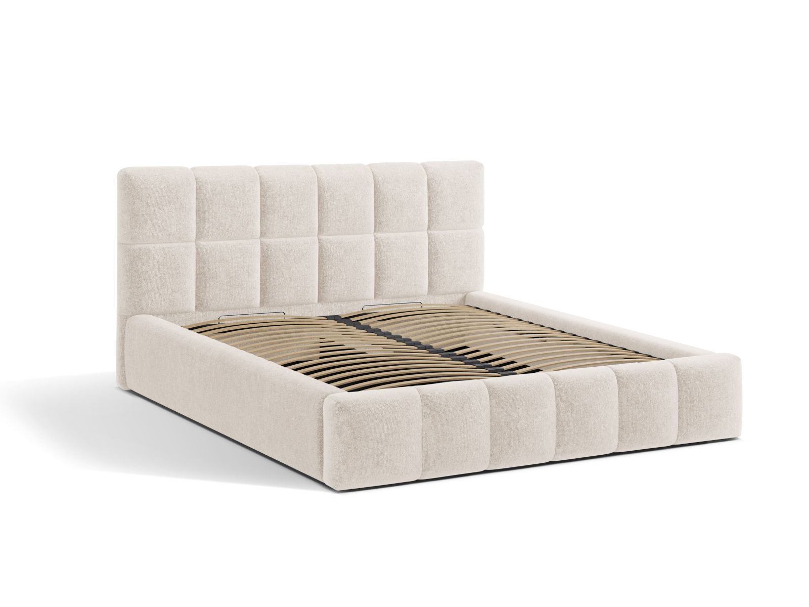 Storage Bed With Headboard, "Bellis", 160x220x100
