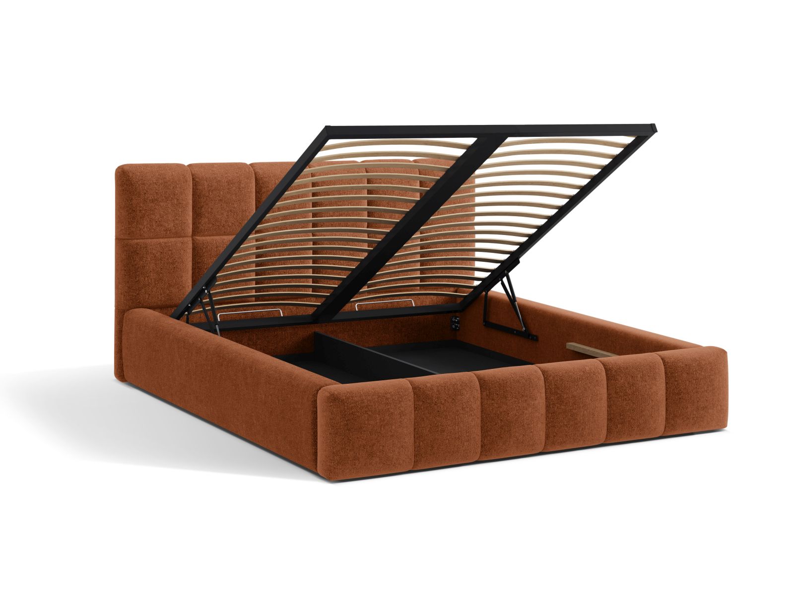 Storage Bed With Headboard, "Bellis", 160x220x100