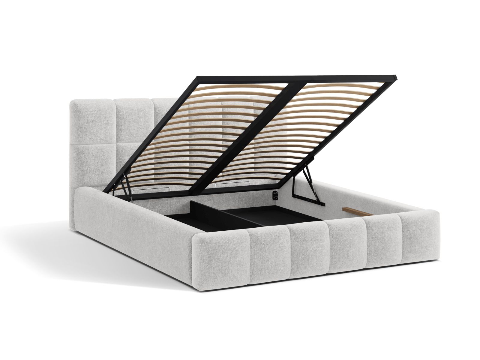 Storage Bed With Headboard, "Bellis", 160x220x100