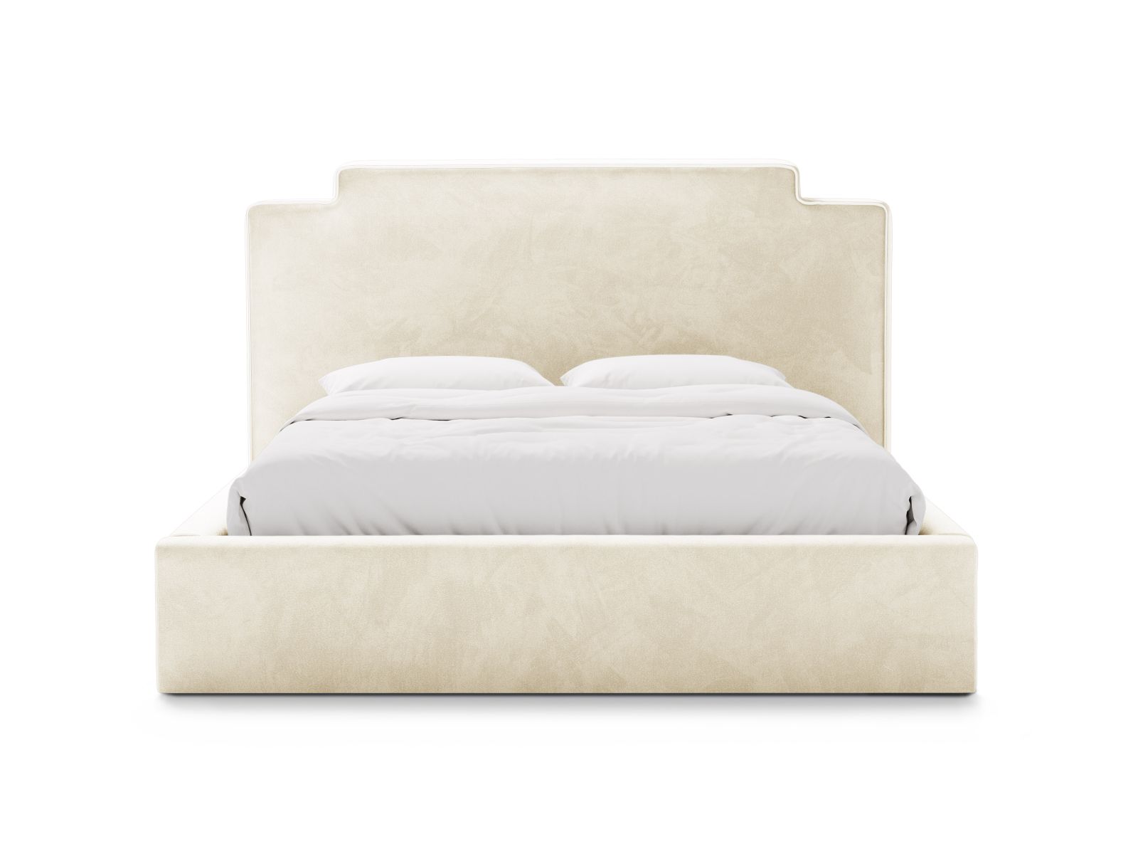 Velvet Storage Bed With Headboard, "Princess", 180x222x122