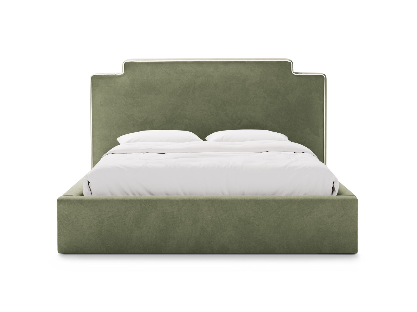 Velvet Storage Bed With Headboard, "Princess", 180x222x122