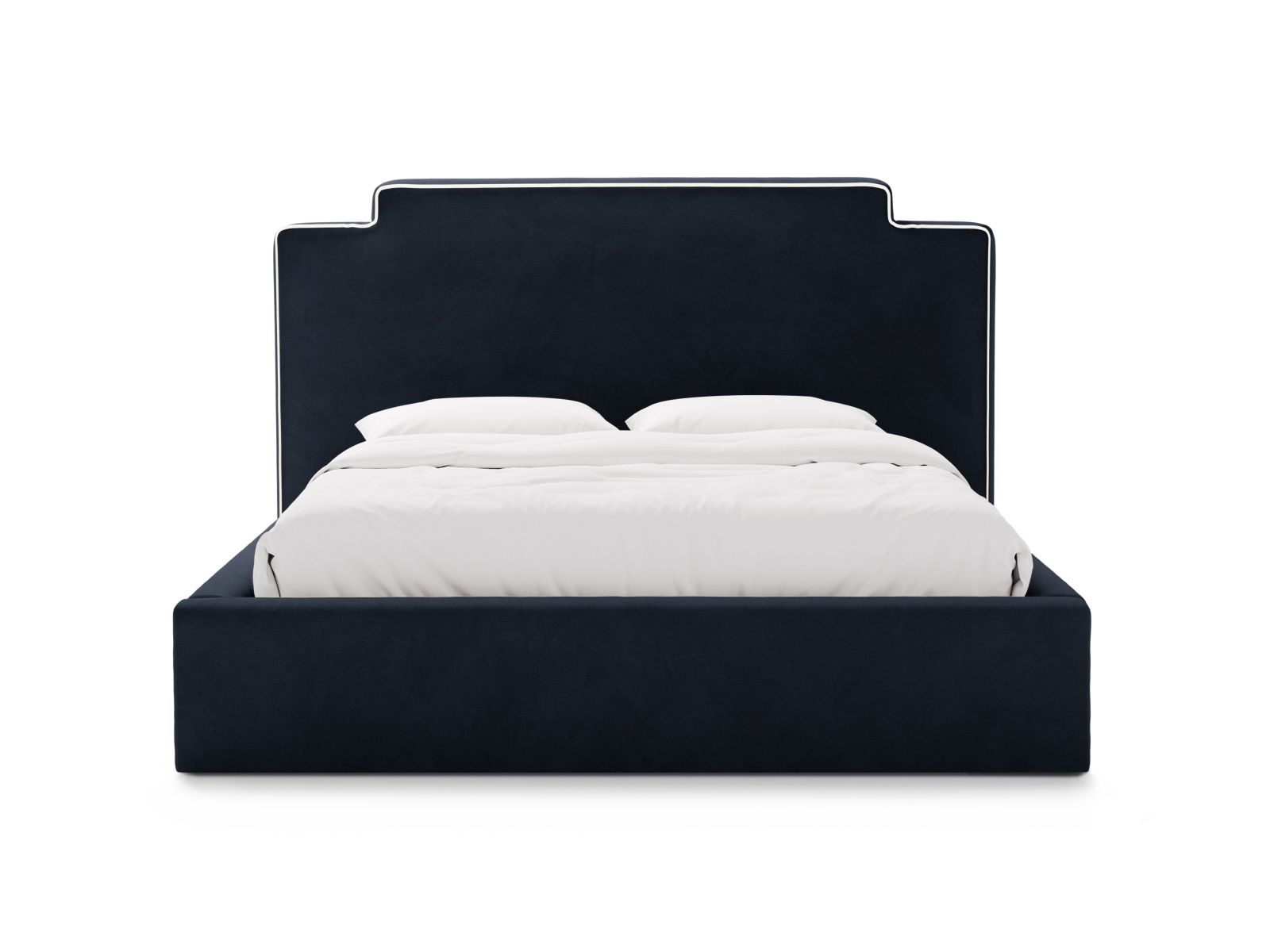Velvet Storage Bed With Headboard, "Princess", 200x222x122
