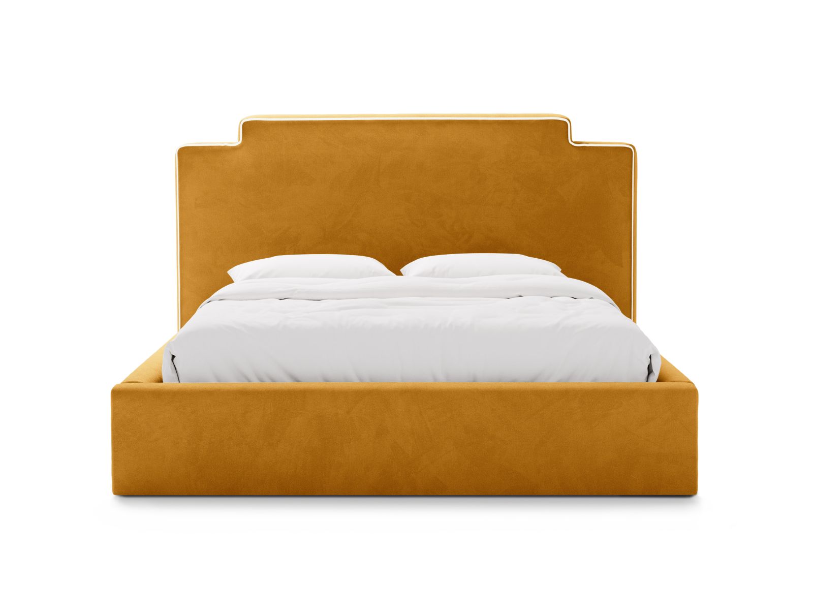 Velvet Storage Bed With Headboard, "Princess", 220x222x122