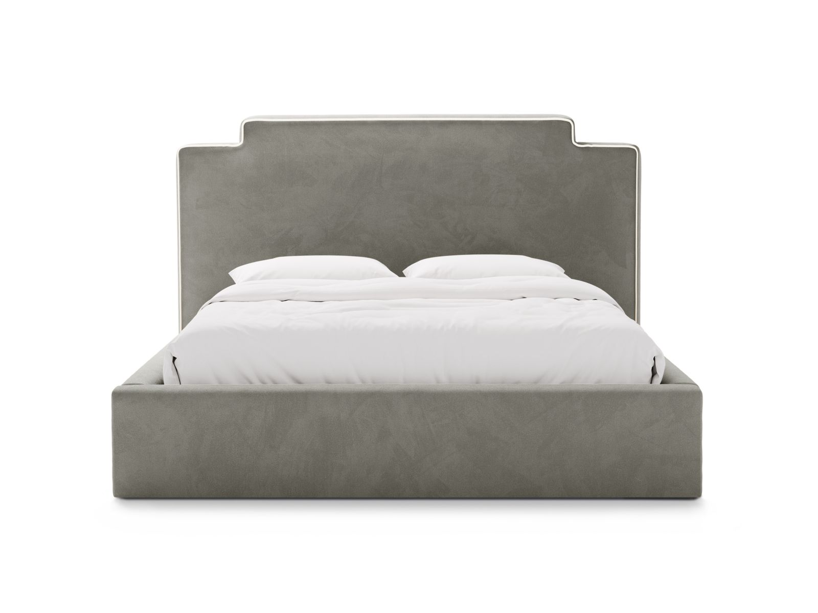Velvet Storage Bed With Headboard, "Princess", 220x222x122