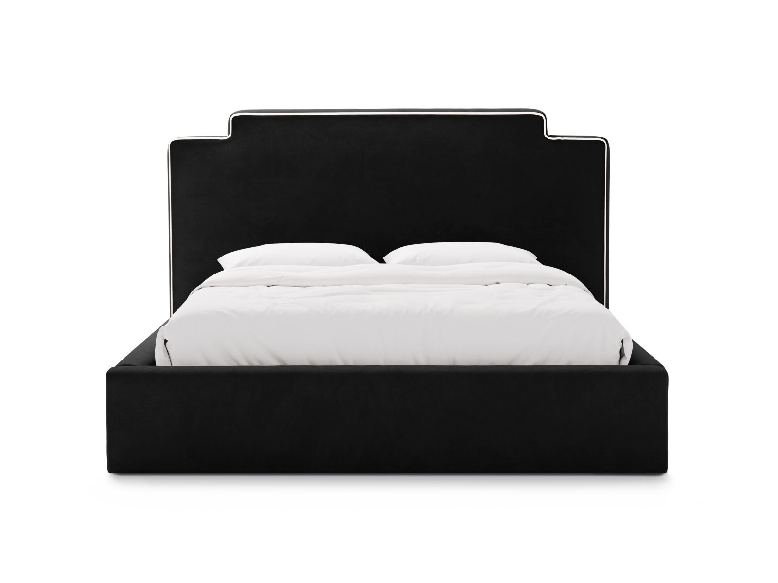 Velvet Storage Bed With Headboard, "Princess", 220x222x122