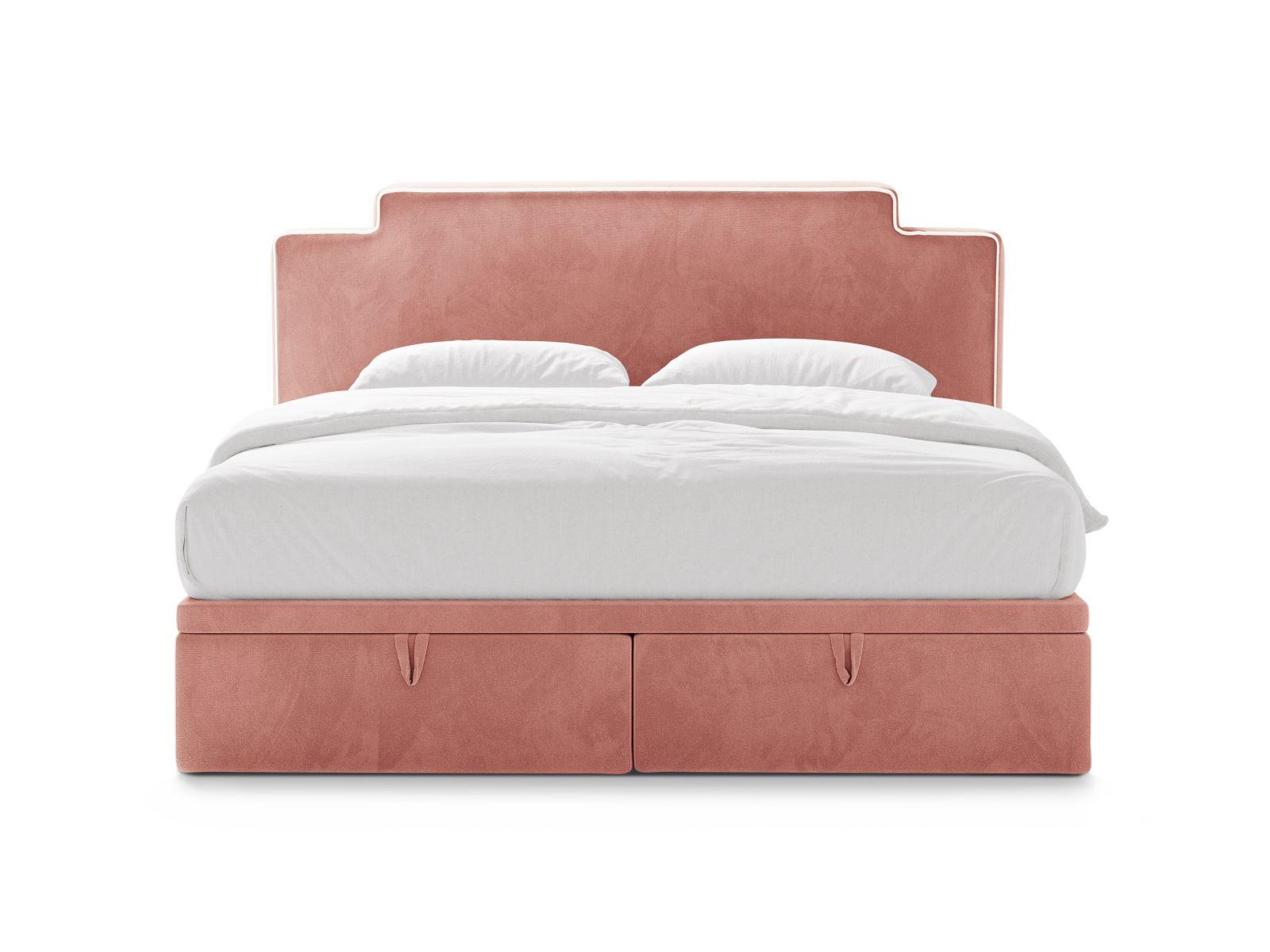 Boxspring Bed Set: Headboard + Box Springs/Mattress + Mattress Topper, "Princess", 200x211x122