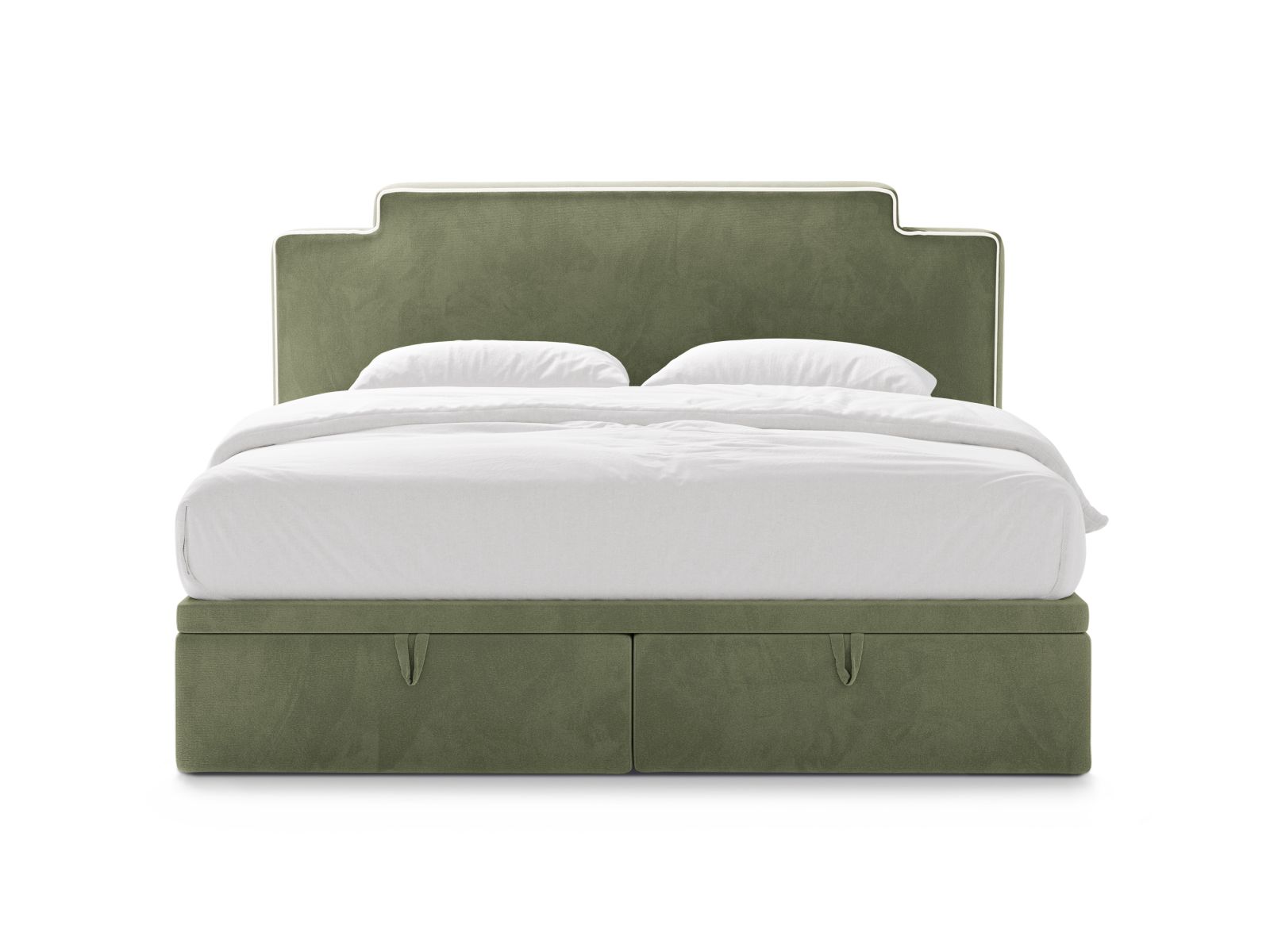 Boxspring Bed Set: Headboard + Box Springs/Mattress + Mattress Topper, "Princess", 200x211x122