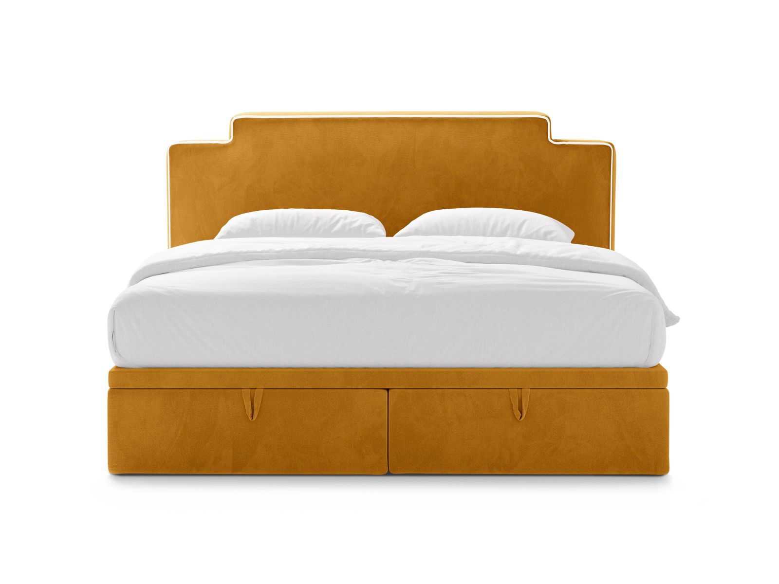 Boxspring Bed Set: Headboard + Box Springs/Mattress + Mattress Topper, "Princess", 220x211x122