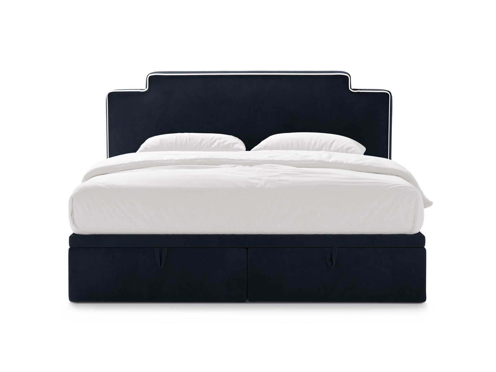 Boxspring Bed Set: Headboard + Box Springs/Mattress + Mattress Topper, "Princess", 220x211x122