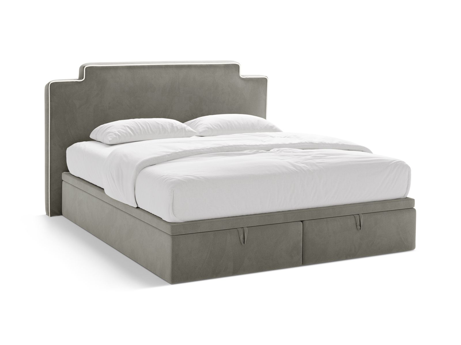 Boxspring Bed Set: Headboard + Box Springs/Mattress + Mattress Topper, "Princess", 220x211x122