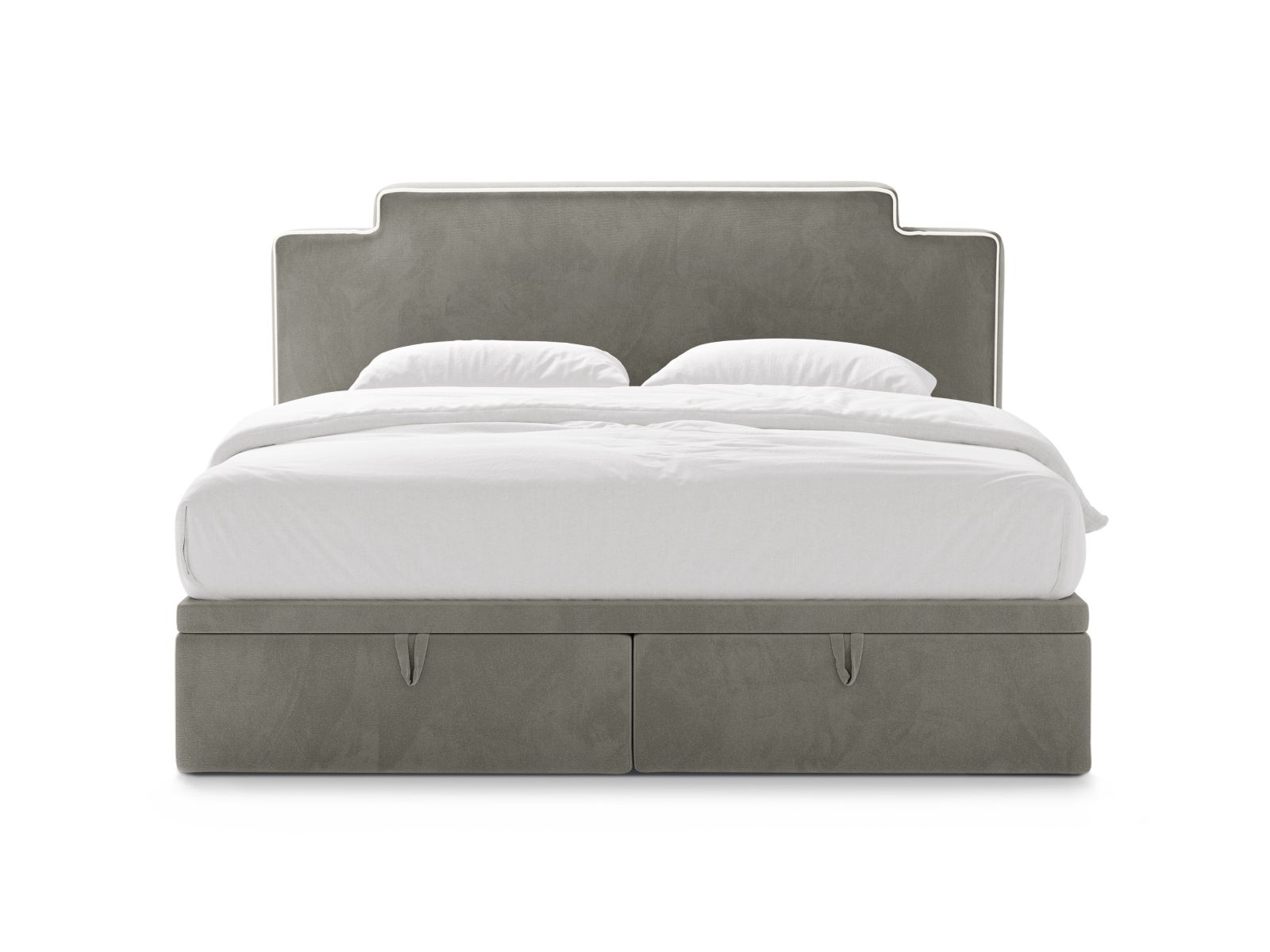 Boxspring Bed Set: Headboard + Box Springs/Mattress + Mattress Topper, "Princess", 220x211x122