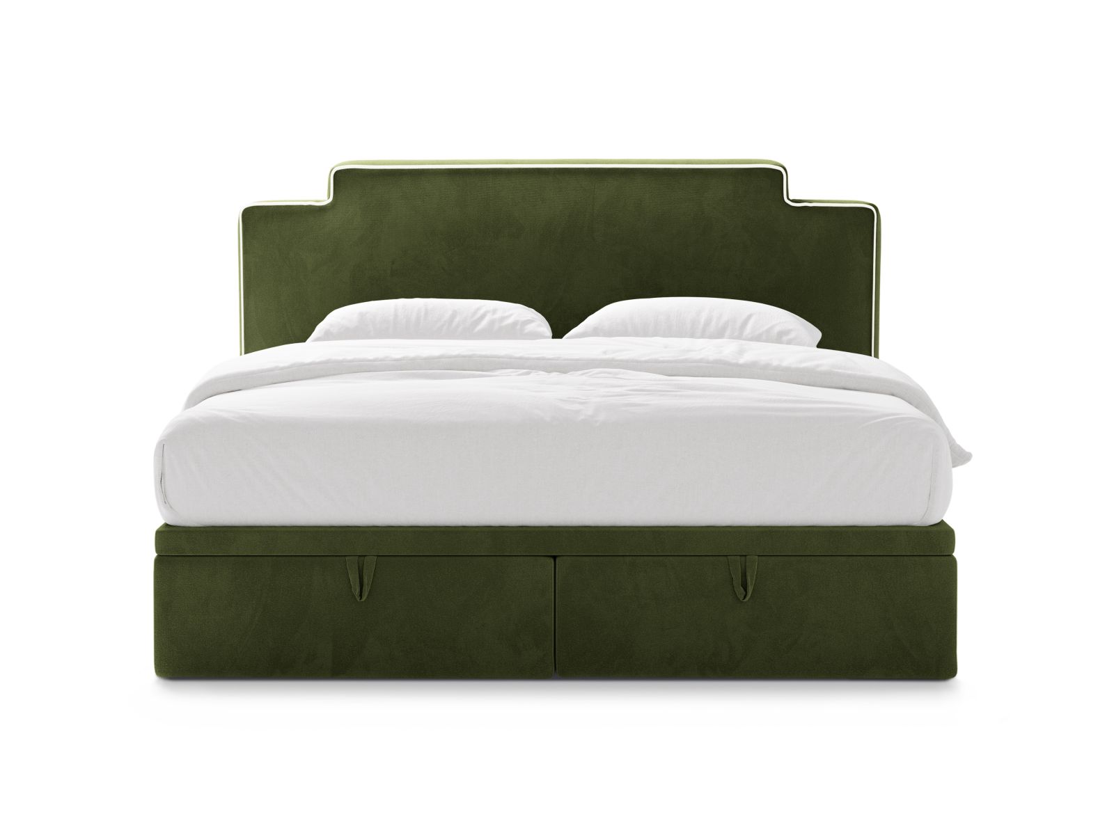 Boxspring Bed Set: Headboard + Box Springs/Mattress + Mattress Topper, "Princess", 220x211x122