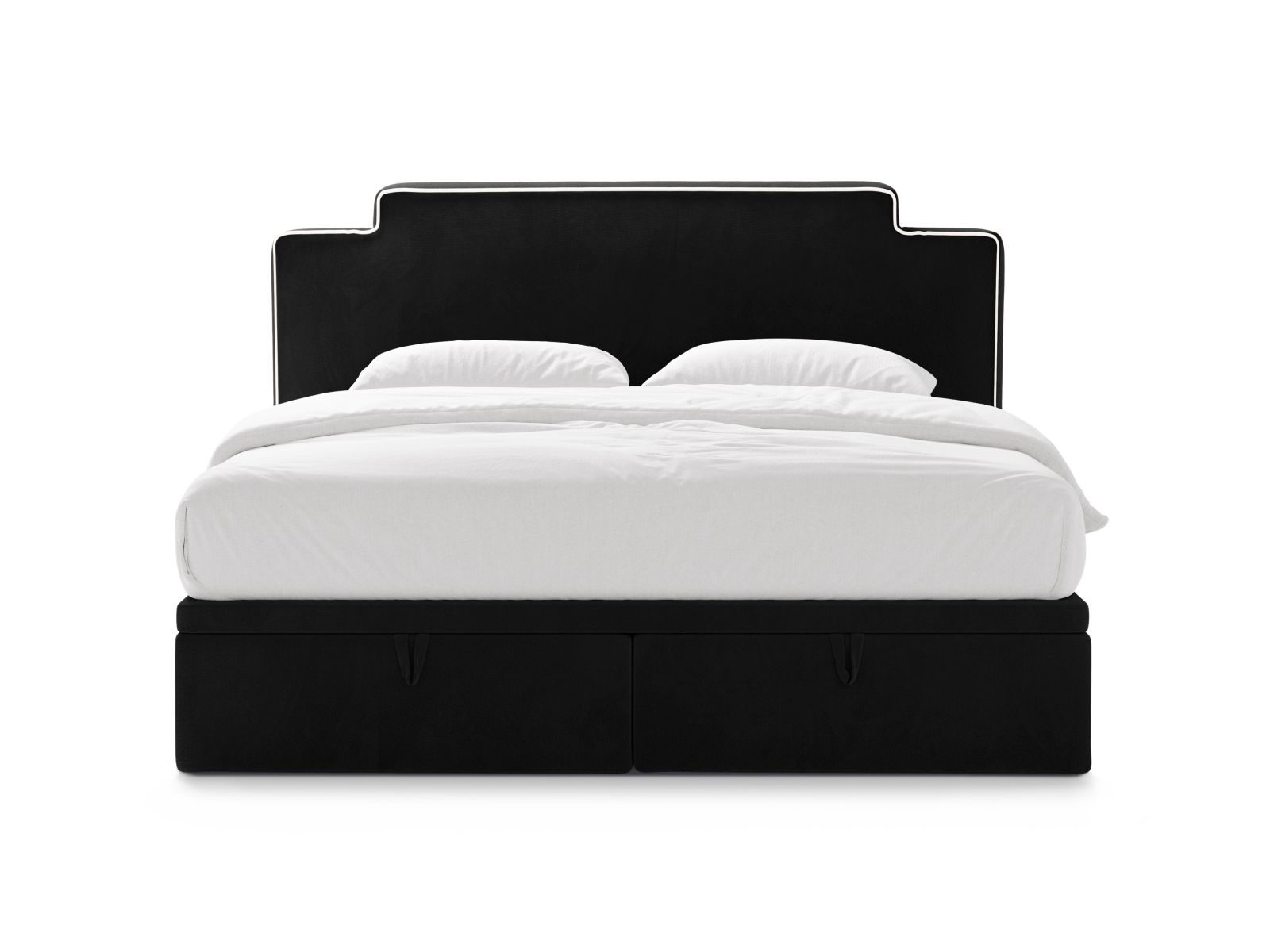 Boxspring Bed Set: Headboard + Box Springs/Mattress + Mattress Topper, "Princess", 220x211x122