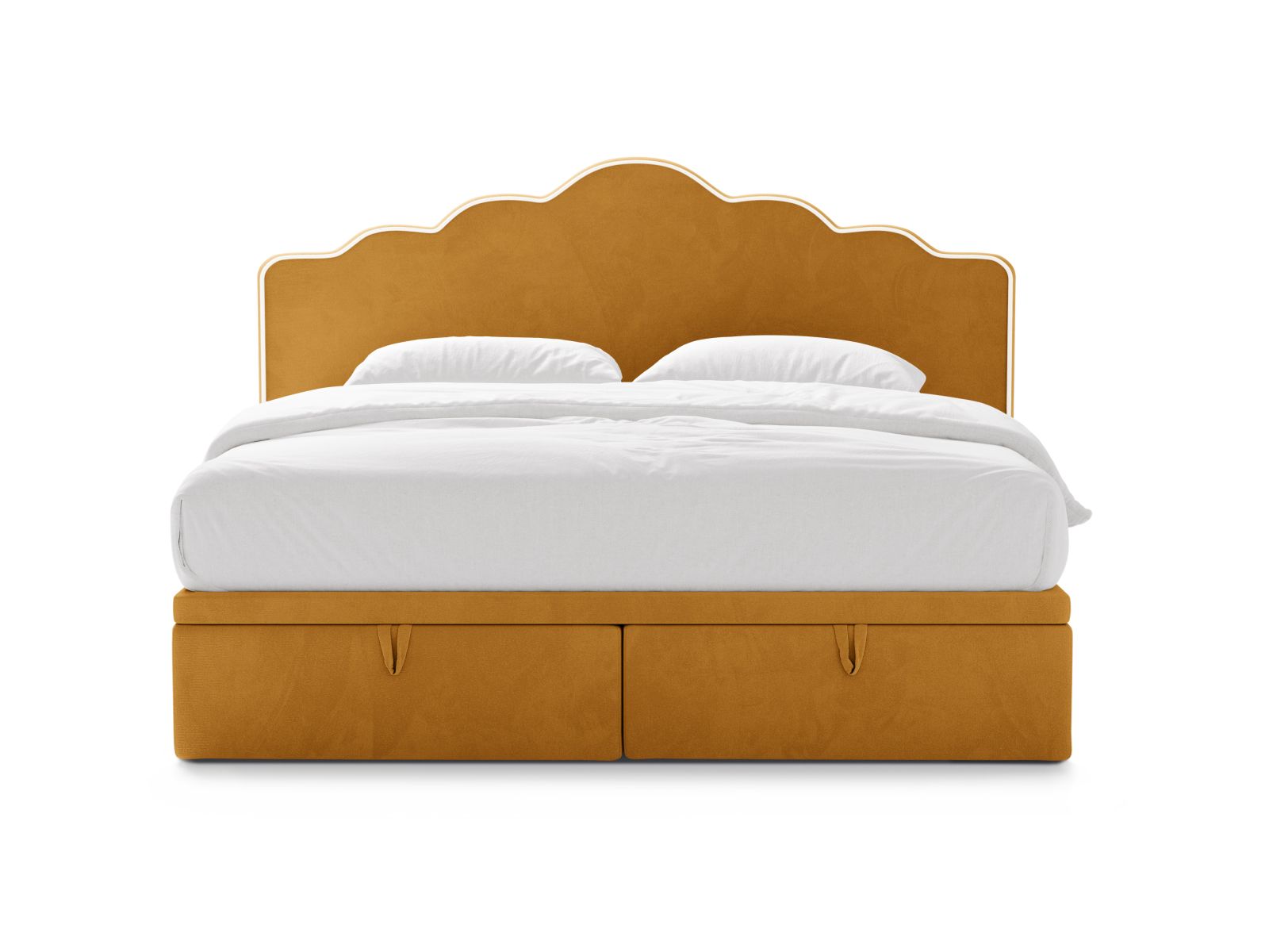Boxspring Bed Set: Headboard + Box Springs/Mattress + Mattress Topper, "Dream", 200x211x122