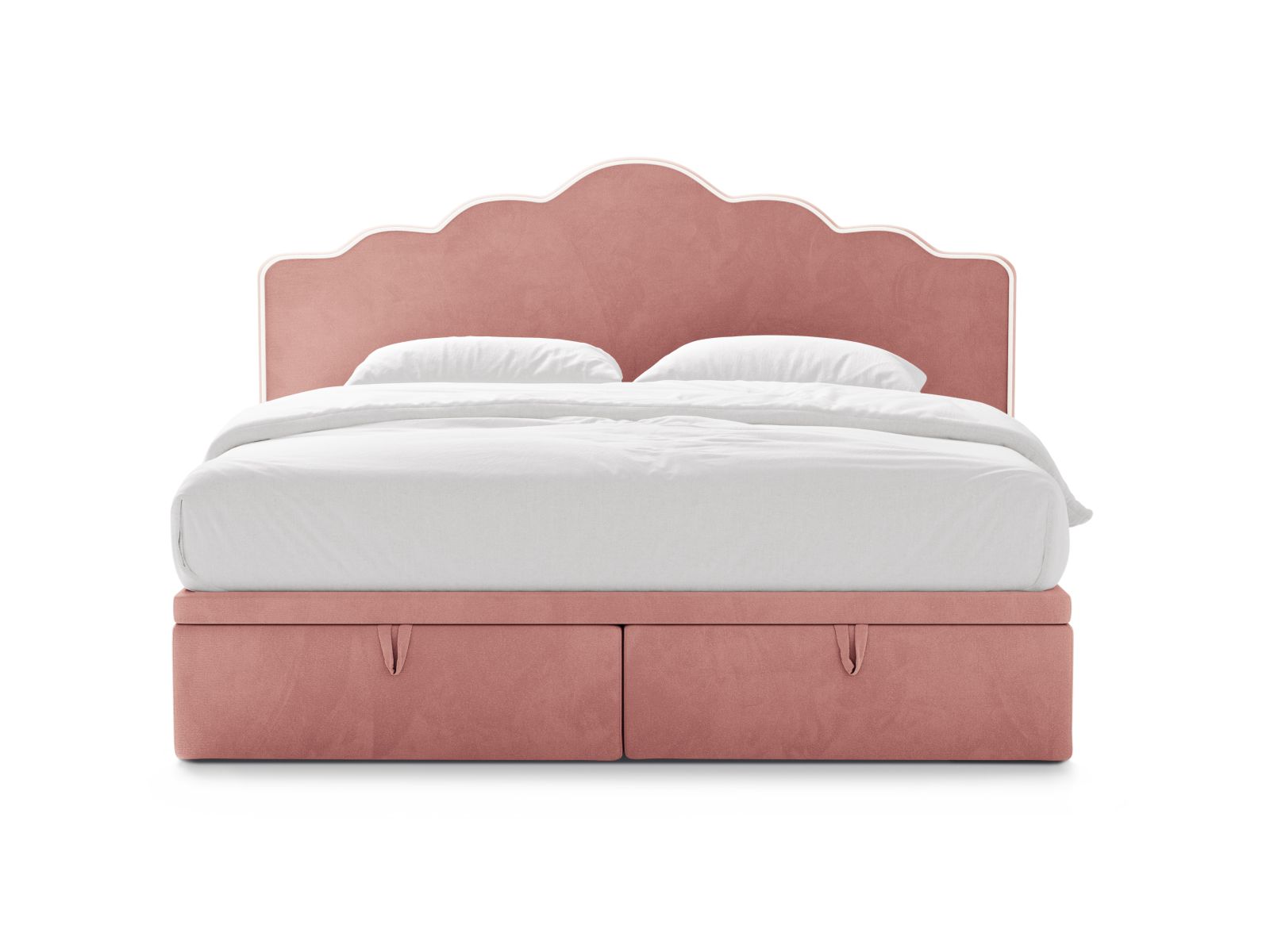 Boxspring Bed Set: Headboard + Box Springs/Mattress + Mattress Topper, "Dream", 220x211x122