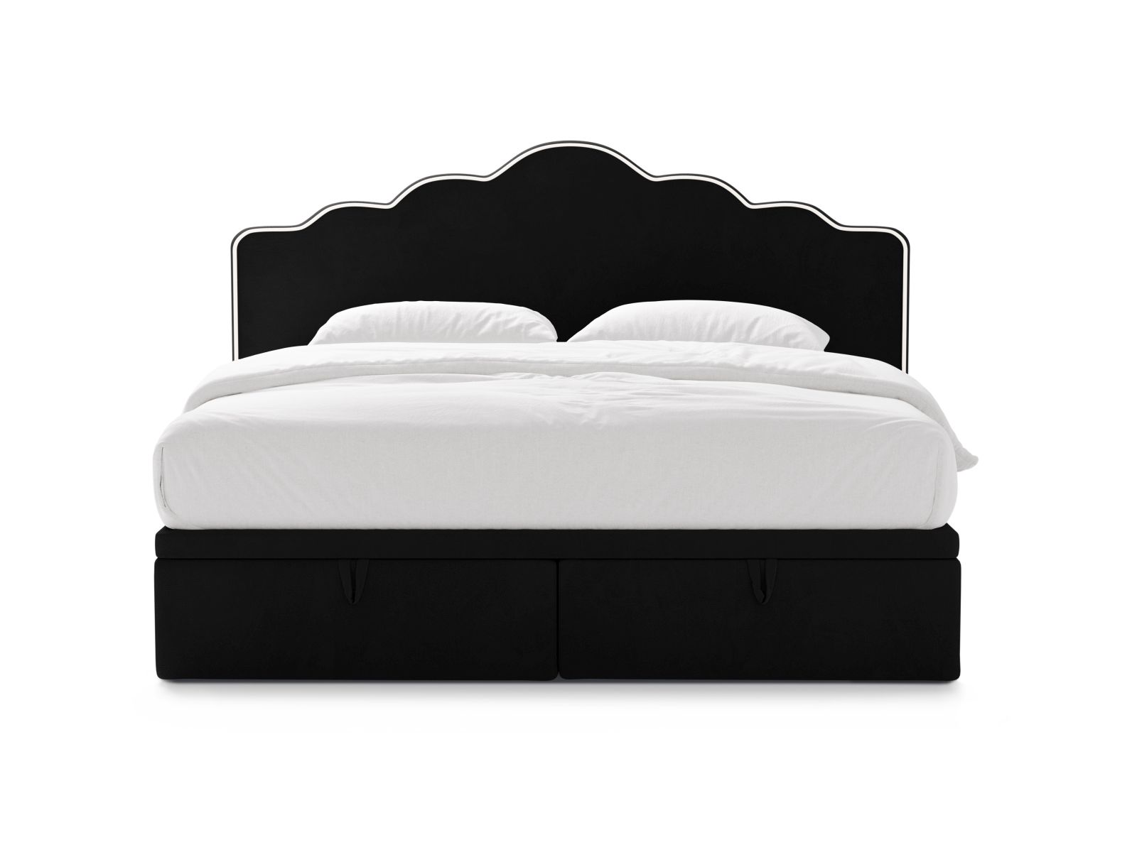 Boxspring Bed Set: Headboard + Box Springs/Mattress + Mattress Topper, "Dream", 220x211x122