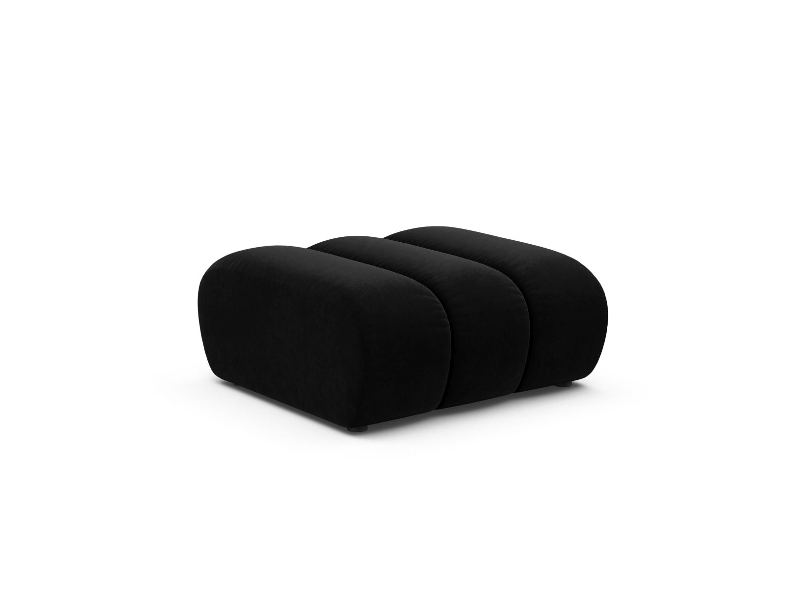 Velvet Pouf, "Lupine", 1 Seat, 95x92x43