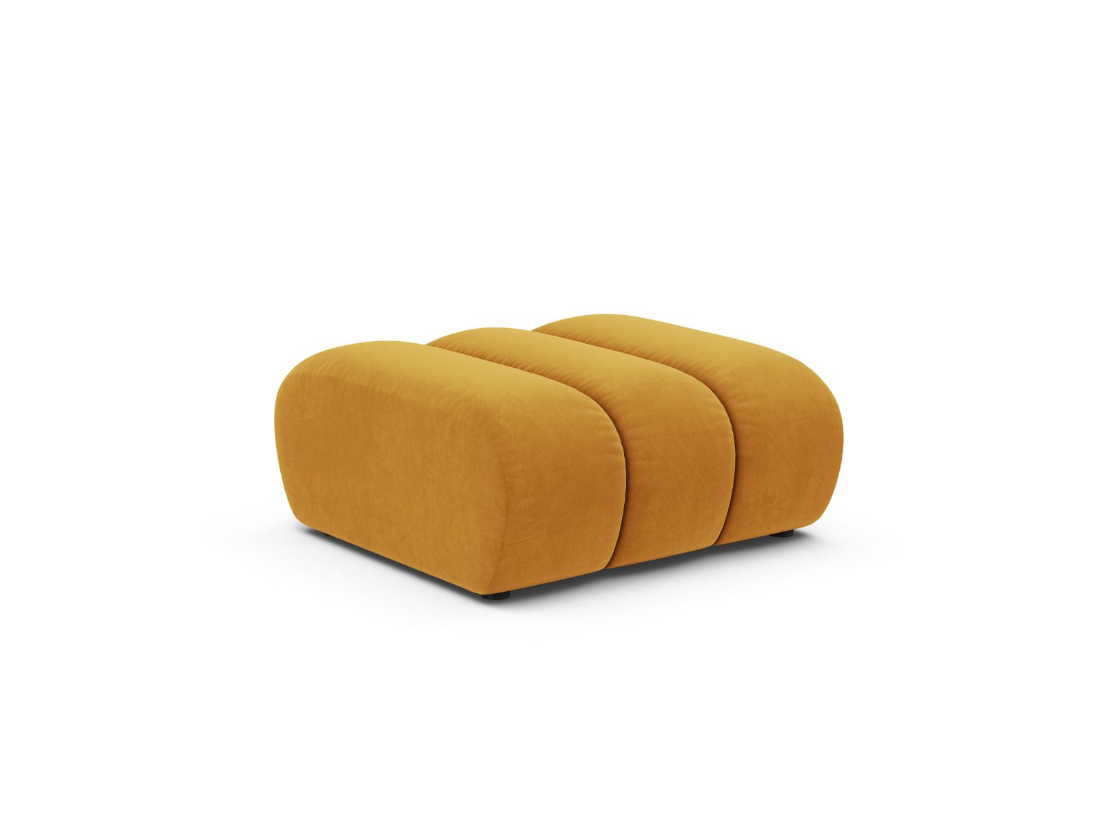 Velvet Pouf, "Lupine", 1 Seat, 95x92x43