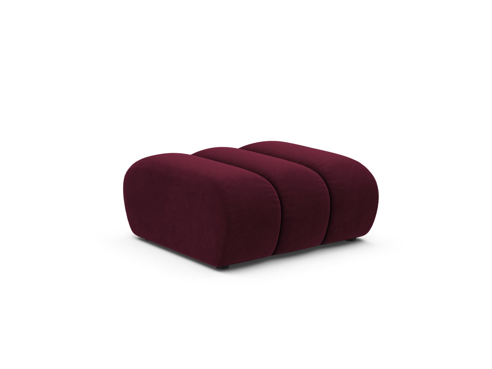 Velvet Pouf, "Lupine", 1 Seat, 95x92x43