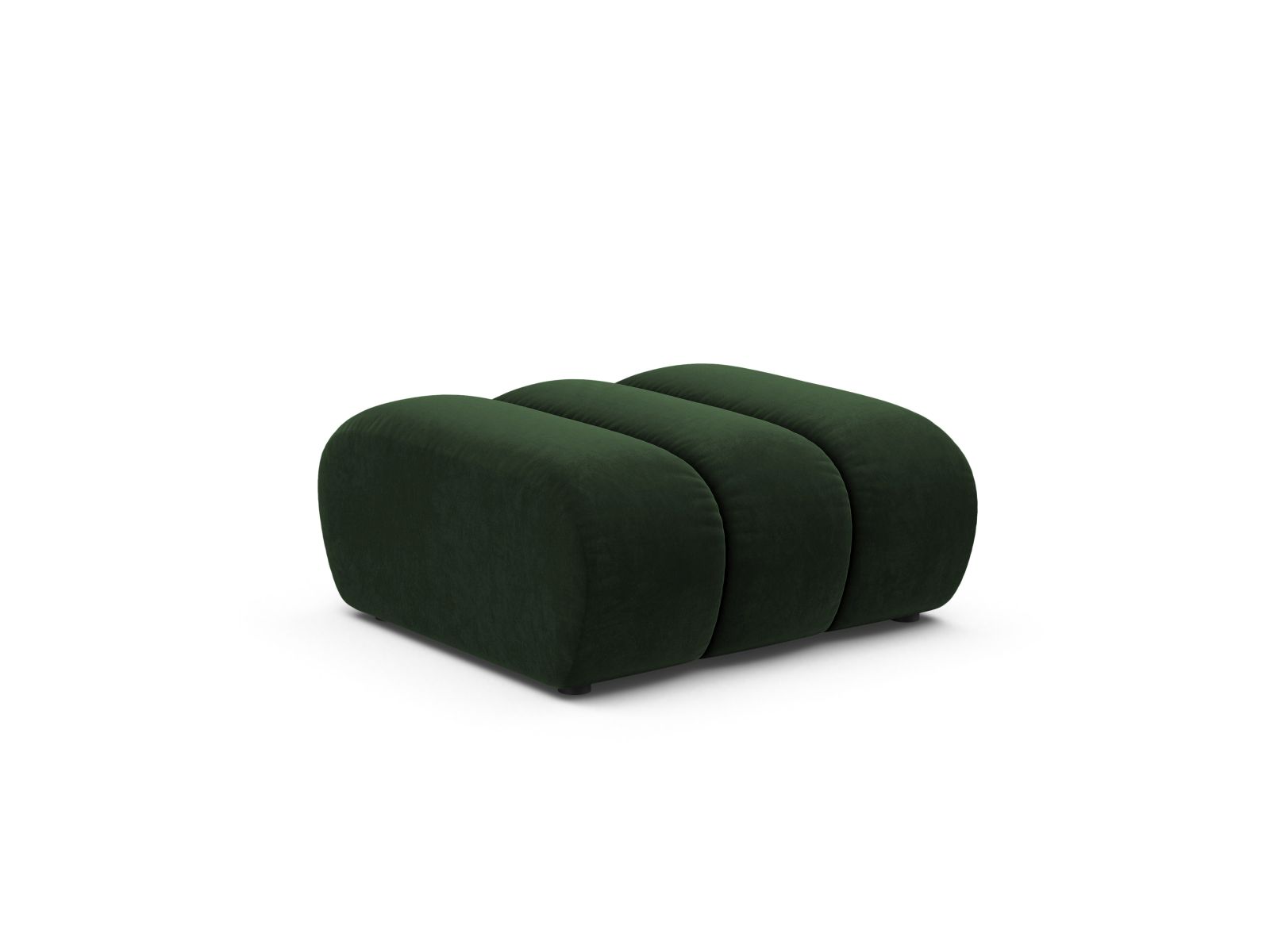 Velvet Pouf, "Lupine", 1 Seat, 95x92x43