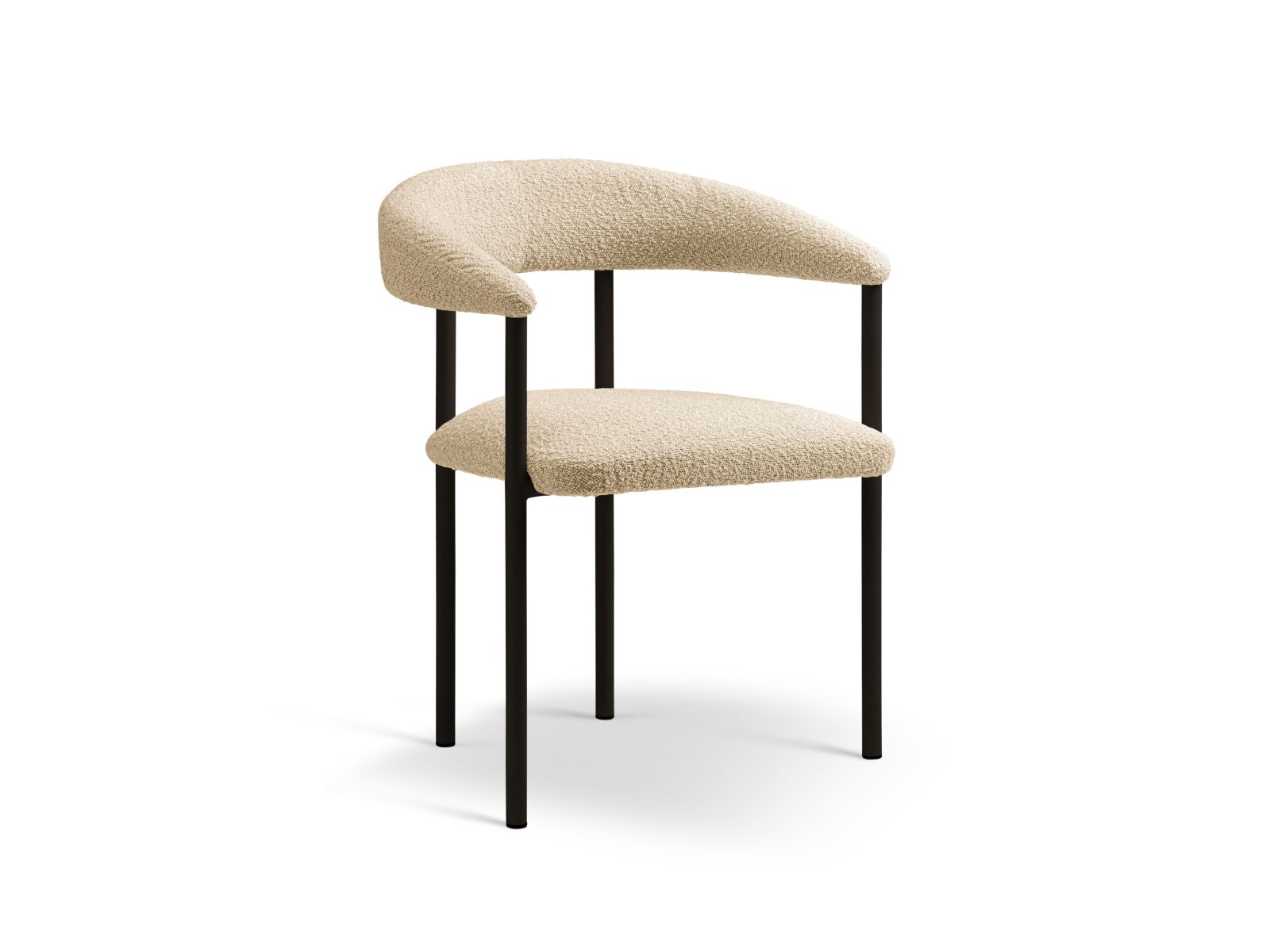 Boucle Chair, "Lea", 1 Seat, 56.5x53.5x74