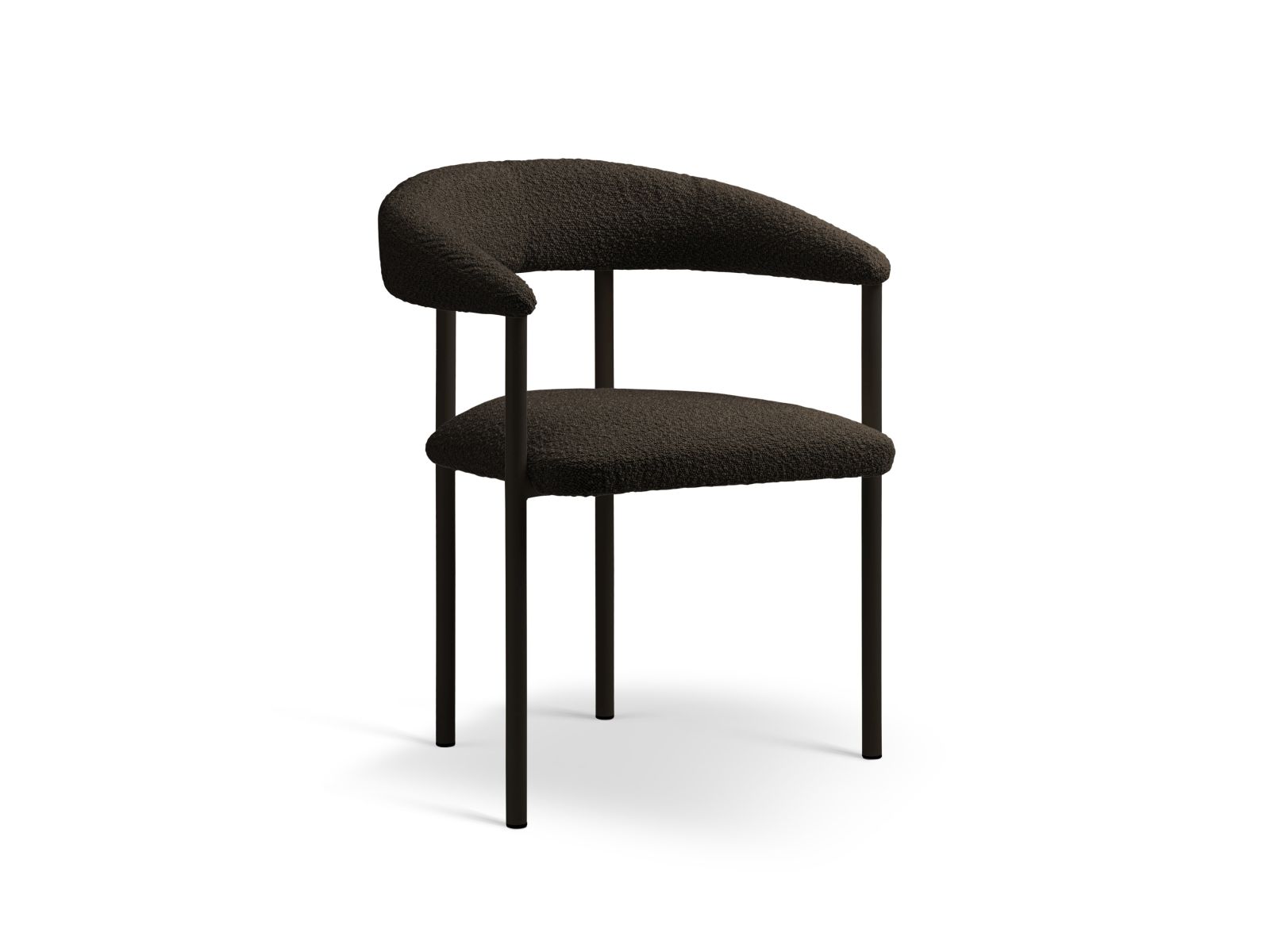 Boucle Chair, "Lea", 1 Seat, 56.5x53.5x74