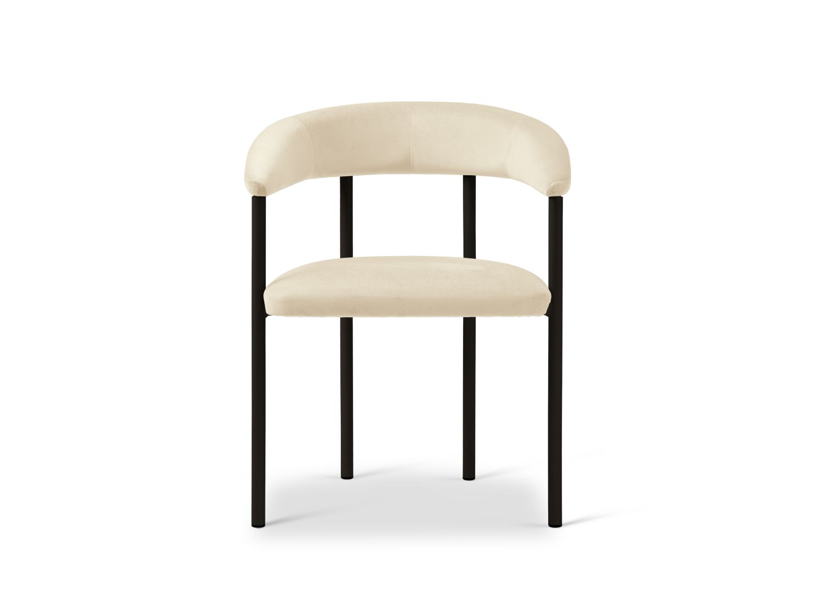 Velvet Chair, "Lea", 1 Seat, 56.5x53.5x74