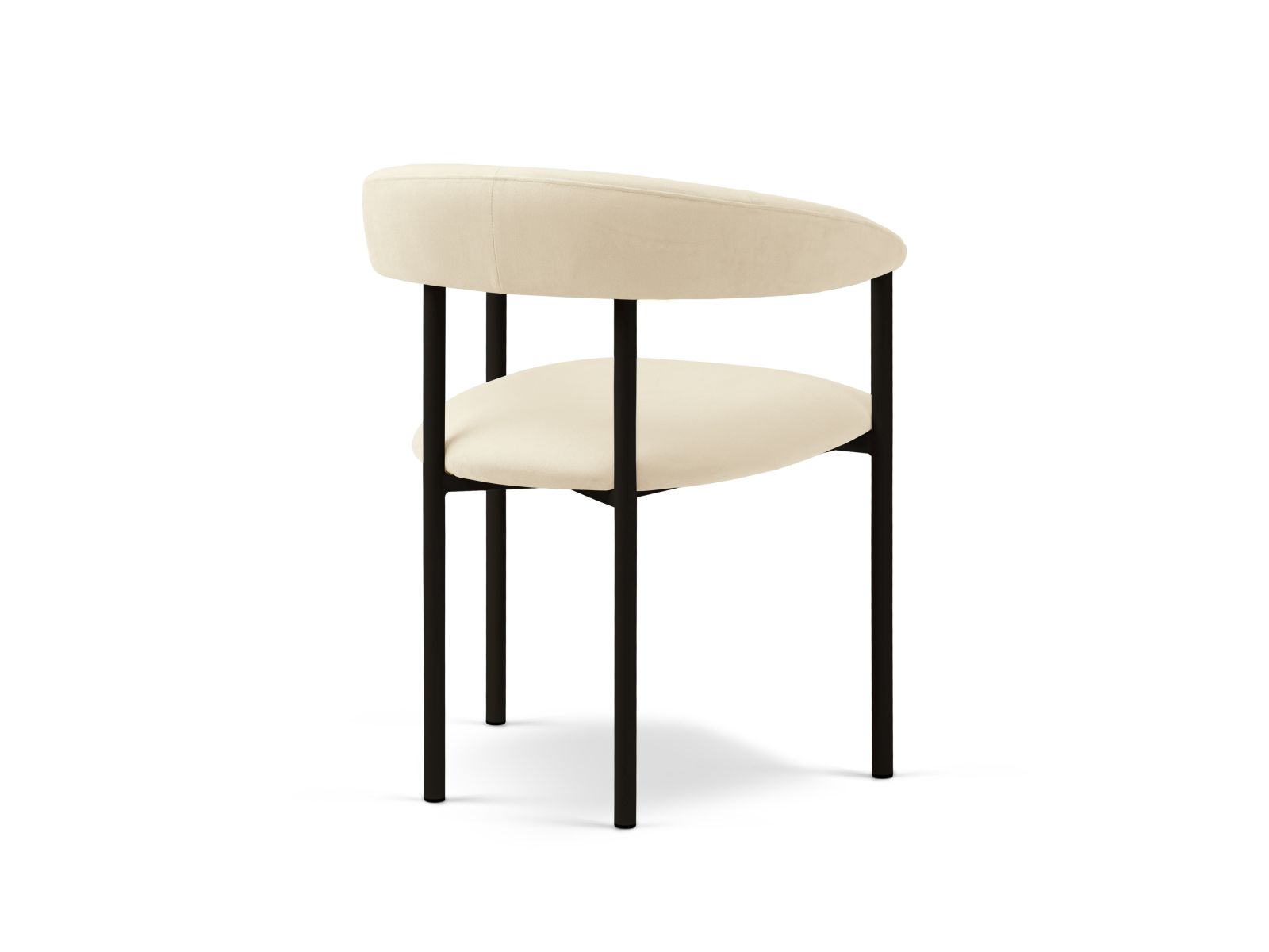 Velvet Chair, "Lea", 1 Seat, 56.5x53.5x74