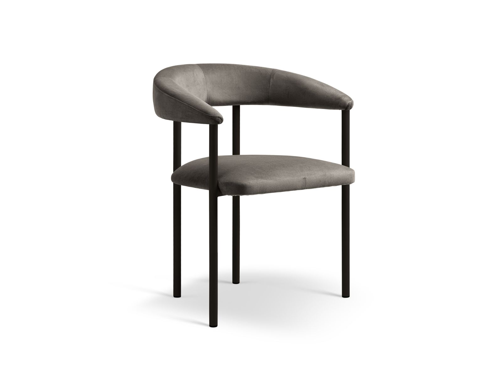 Velvet Chair, "Lea", 1 Seat, 56.5x53.5x74
