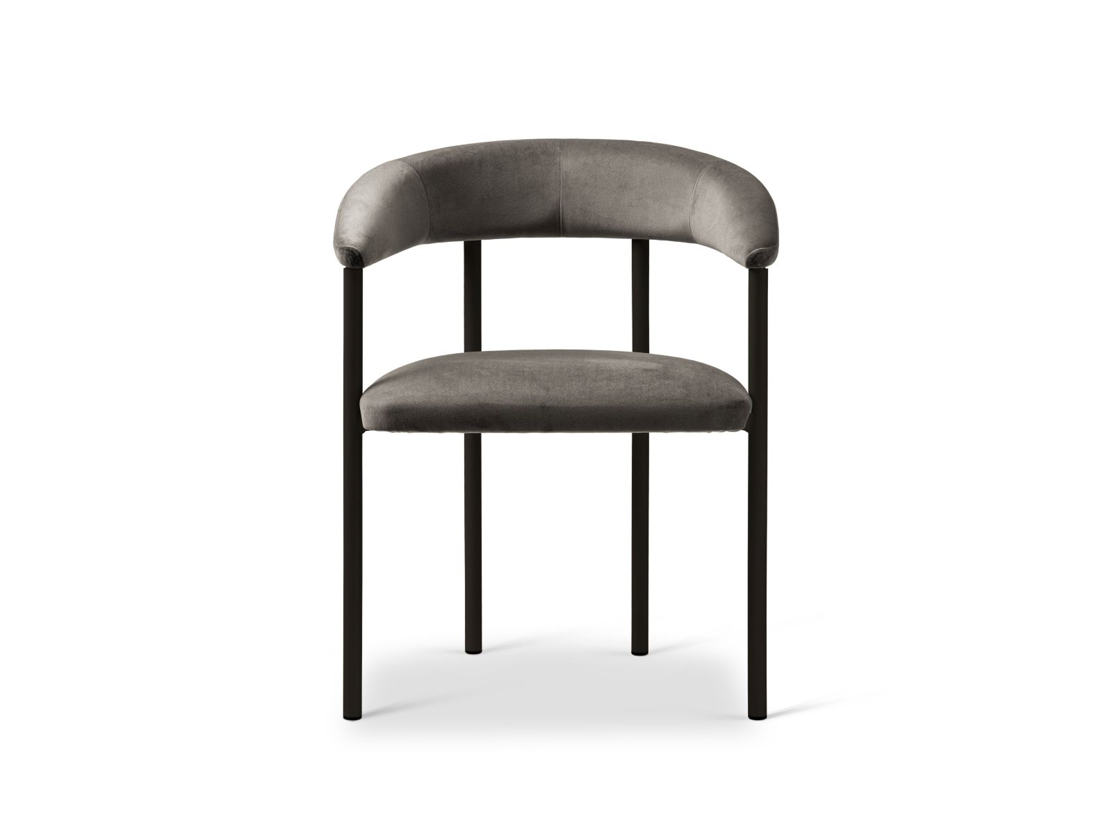 Velvet Chair, "Lea", 1 Seat, 56.5x53.5x74