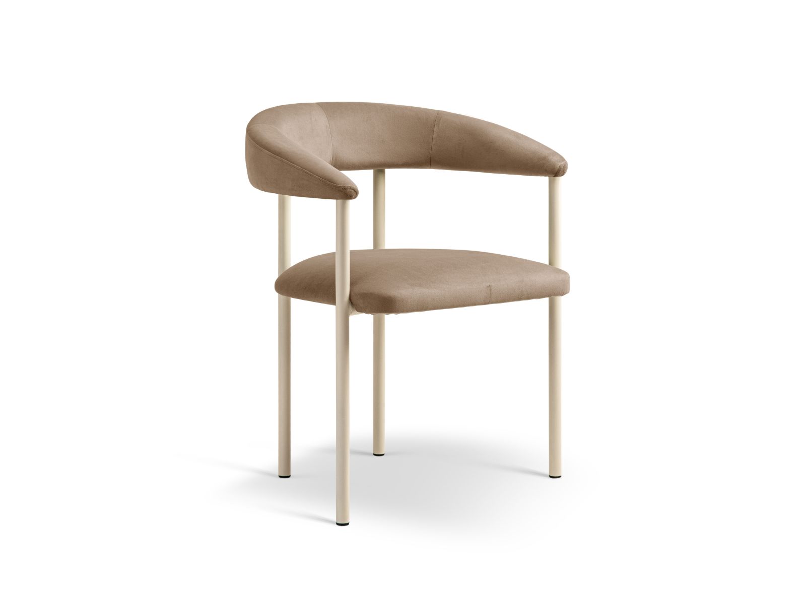 Velvet Chair, "Lea", 1 Seat, 56.5x53.5x74