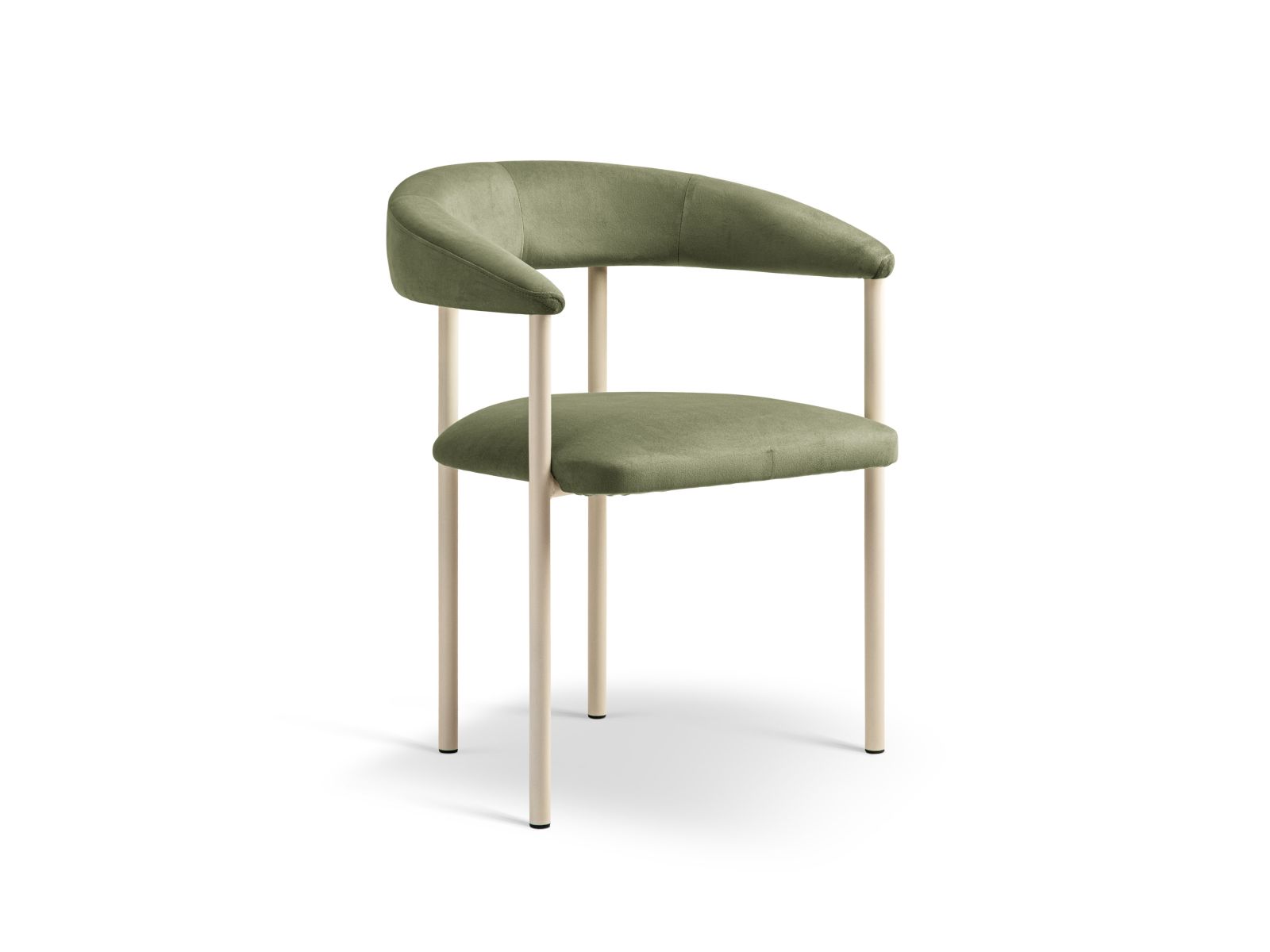 Velvet Chair, "Lea", 1 Seat, 56.5x53.5x74