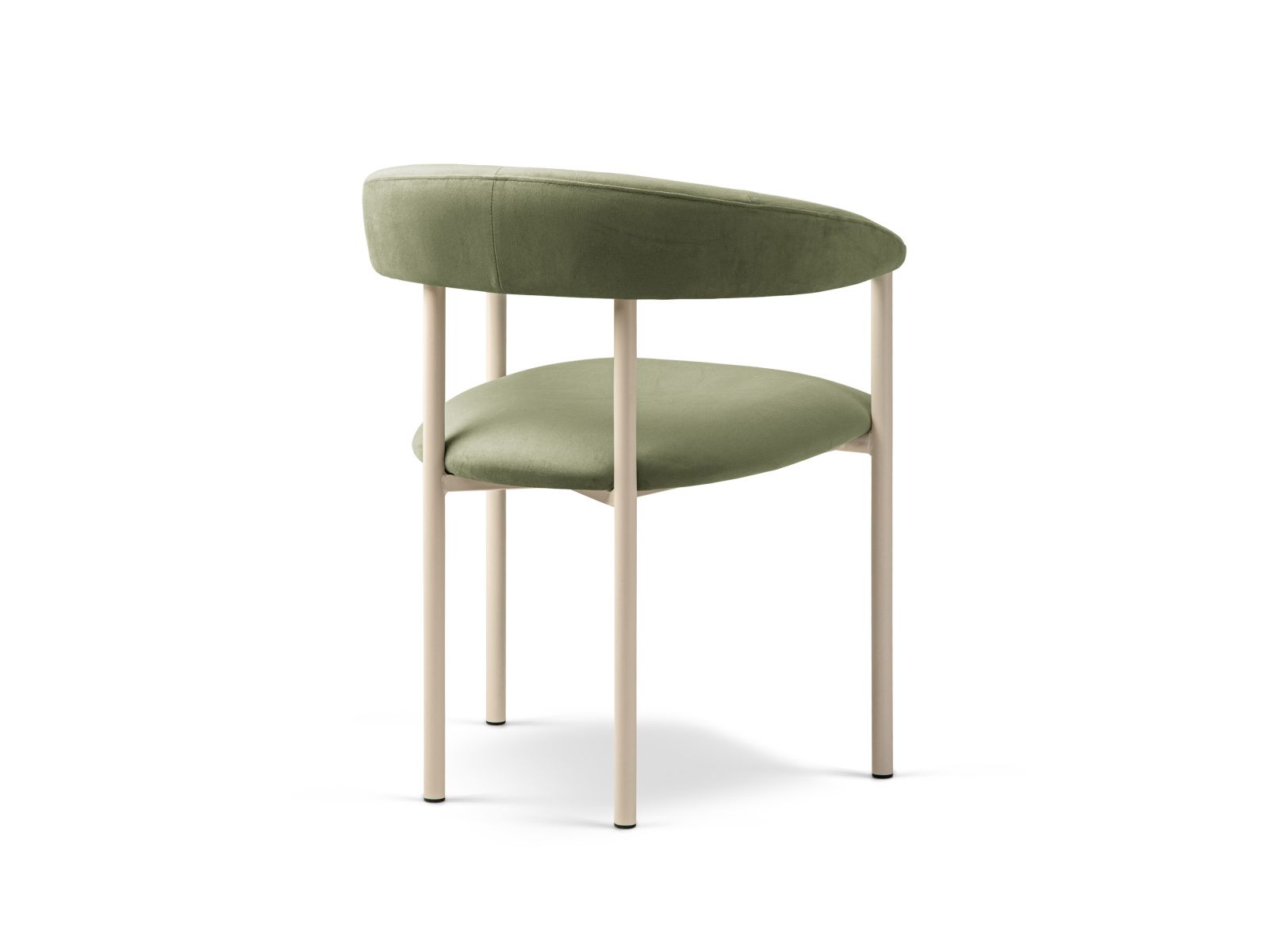 Velvet Chair, "Lea", 1 Seat, 56.5x53.5x74