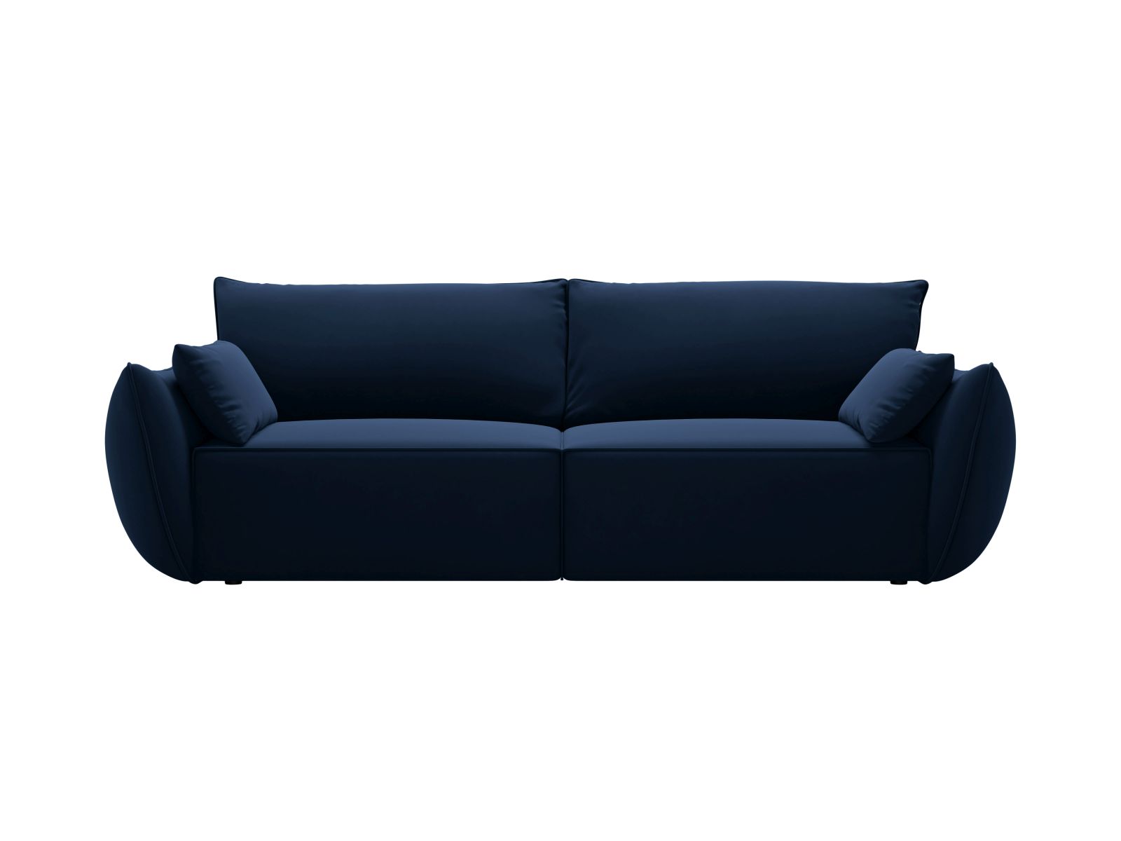 Velvet Sofa With Bed Function And Box, "Kaelle", 3 Seats, 244x97x91