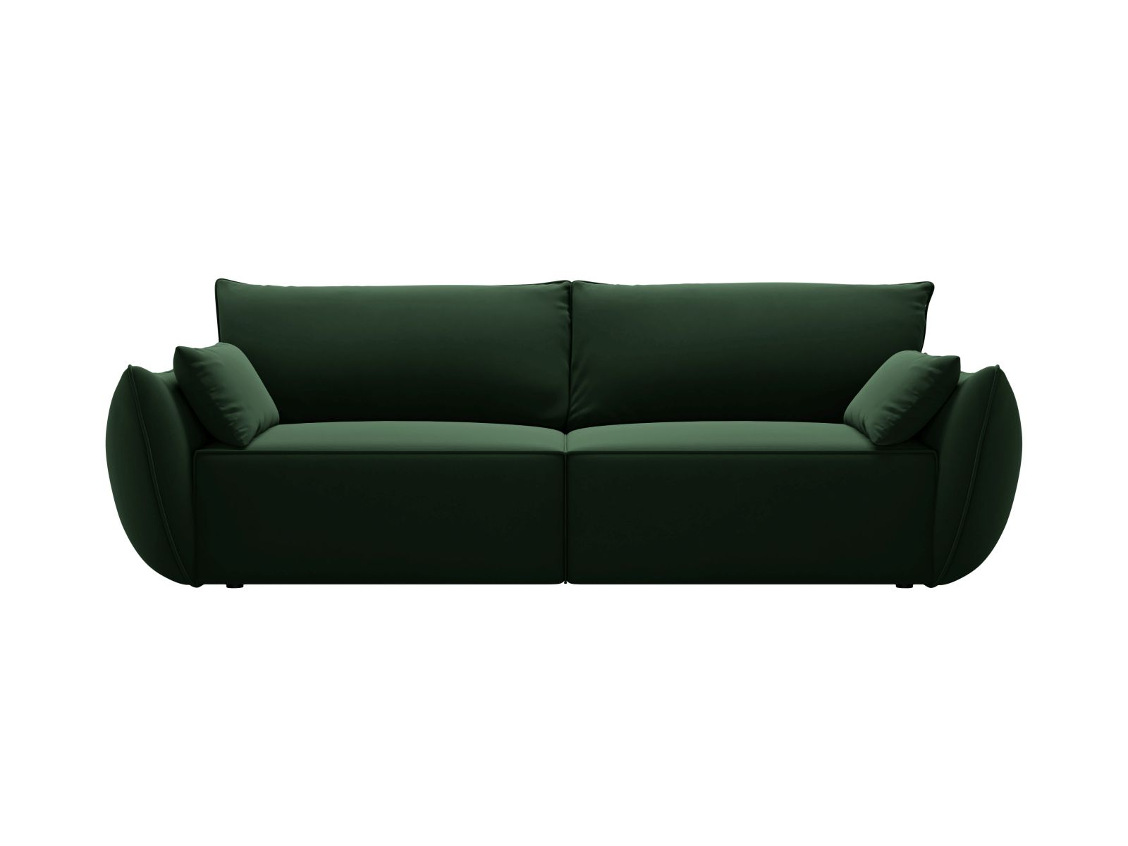 Velvet Sofa With Bed Function And Box, "Kaelle", 3 Seats, 244x97x91