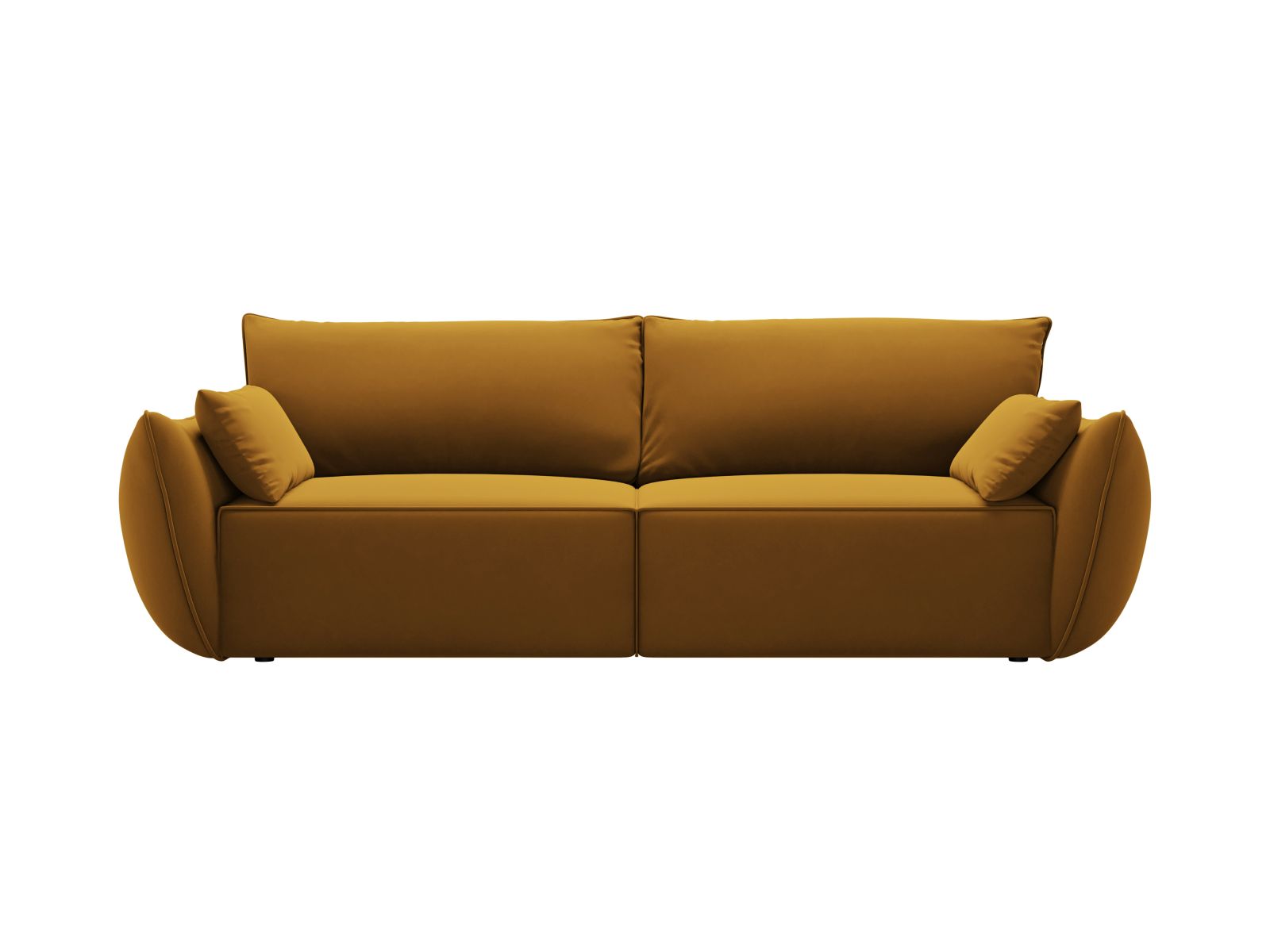 Velvet Sofa With Bed Function And Box, "Kaelle", 3 Seats, 244x97x91