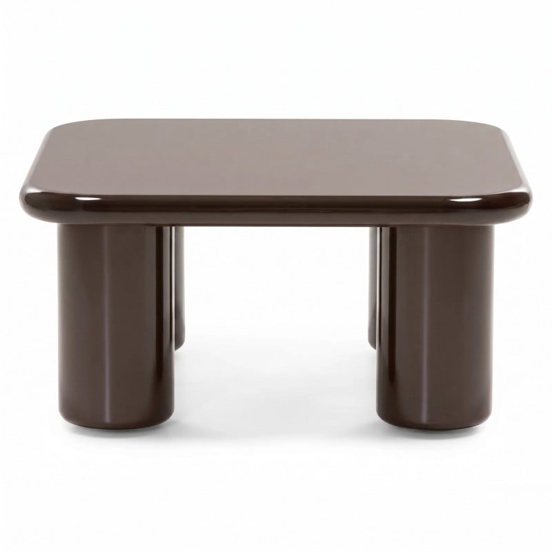 Stolik kawowy Cherry 70 cm,  chocolate, glossy