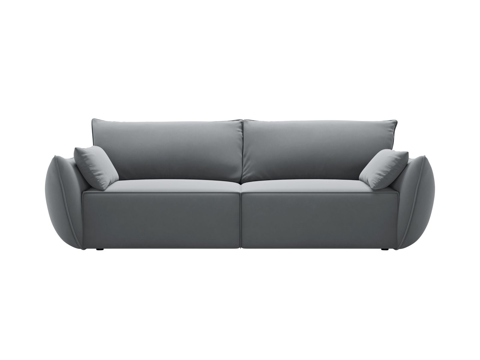 Velvet Sofa With Bed Function And Box, "Kaelle", 3 Seats, 244x97x91